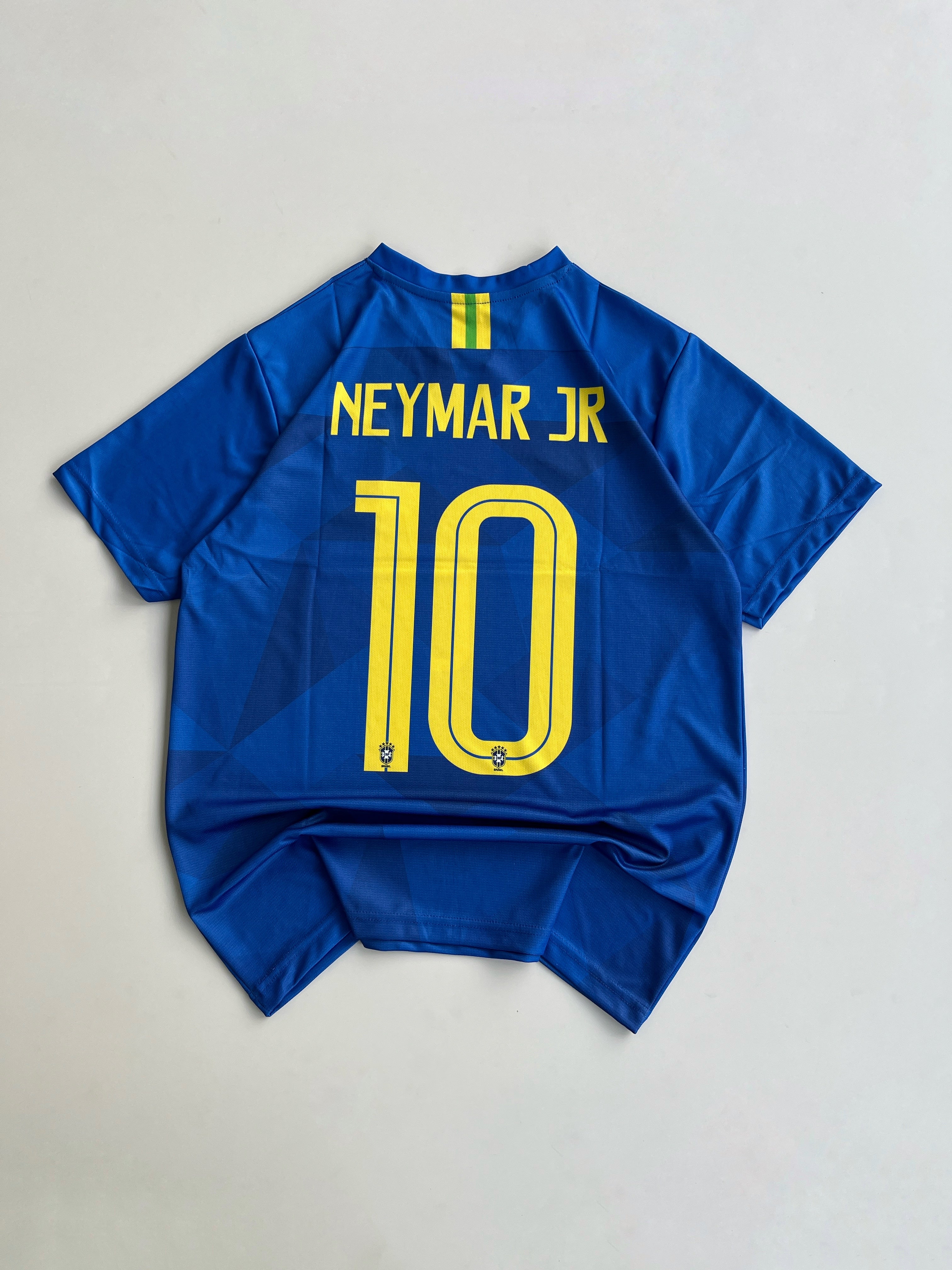 NEYMAR JR 10 BRAZIL 2018/19 AWAY KIT EMBROIDERY