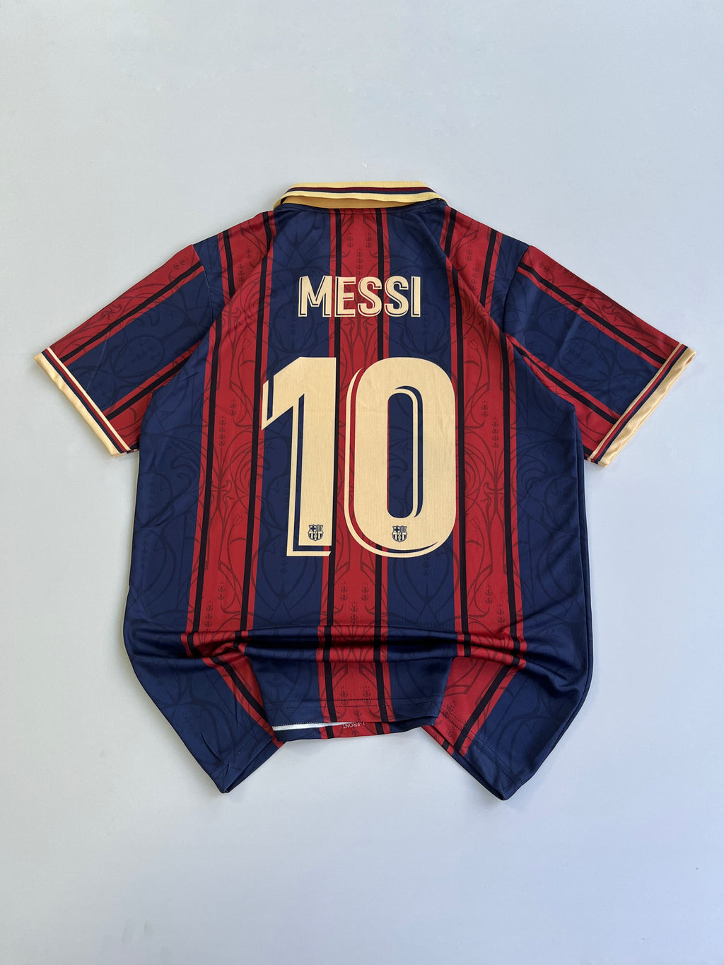 MESSI 10 BARCELONA 125th ANNIVERSARY SPECIAL KIT EMBROIDERY