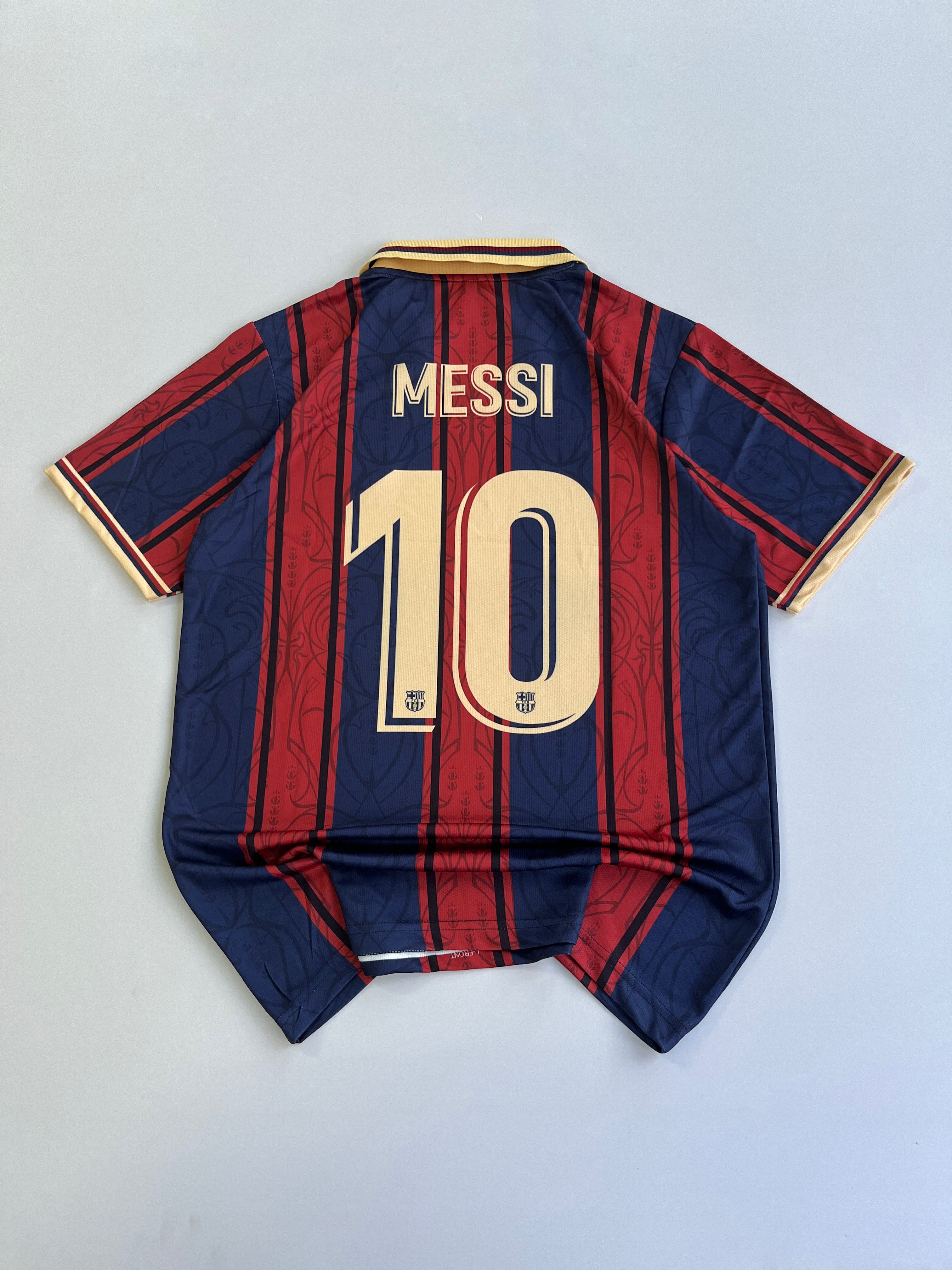 MESSI 10 BARCELONA 125th ANNIVERSARY SPECIAL KIT EMBROIDERY