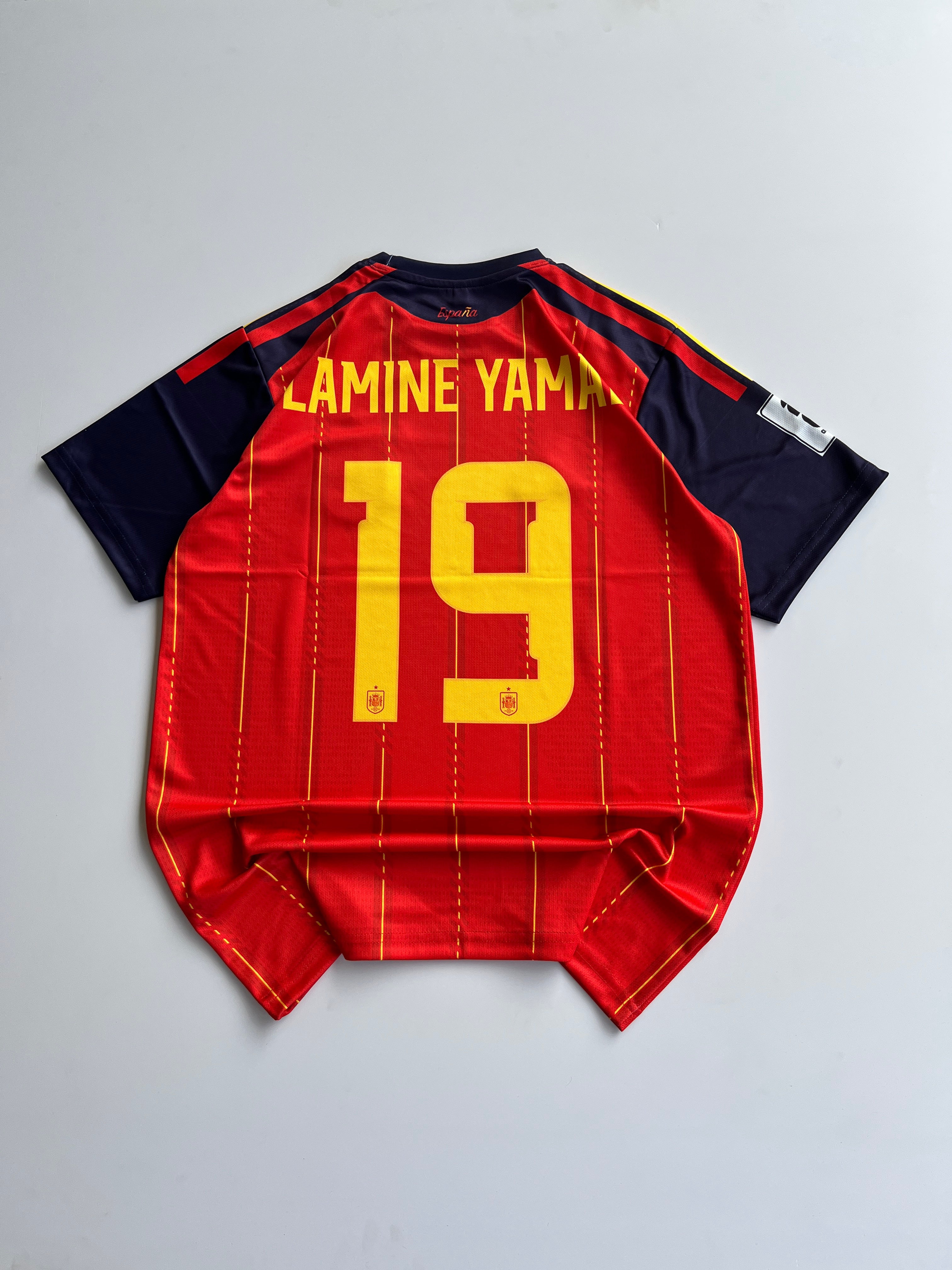 LAMINE YAMAL 19 SPAIN WORLD CUP HOME KIT 2026
EMBROIDERY