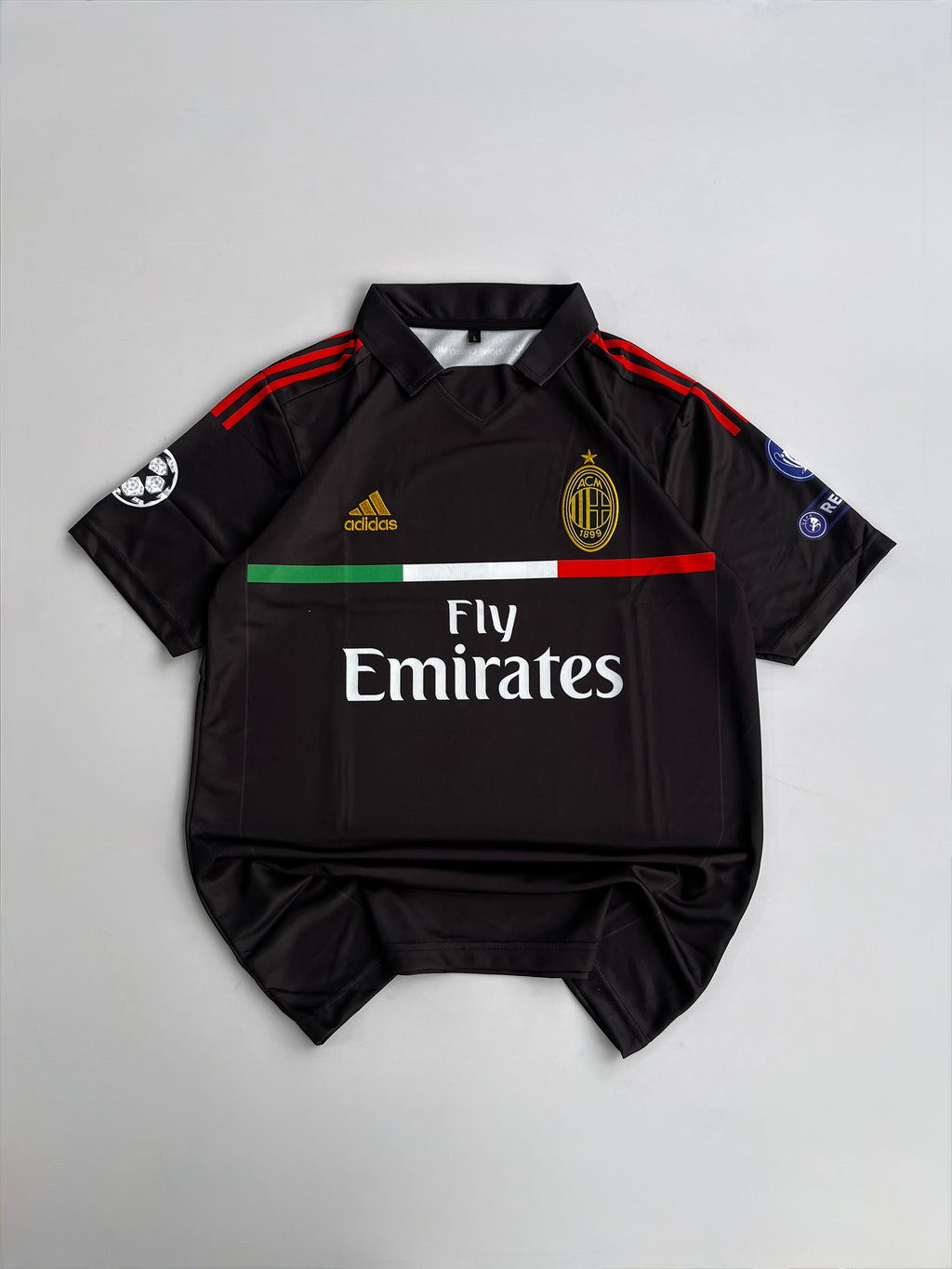 IBRAHIMOVIC 11 AC MILAN 2011/12 SEASON THIRD KIT EMBROIDERY POLO