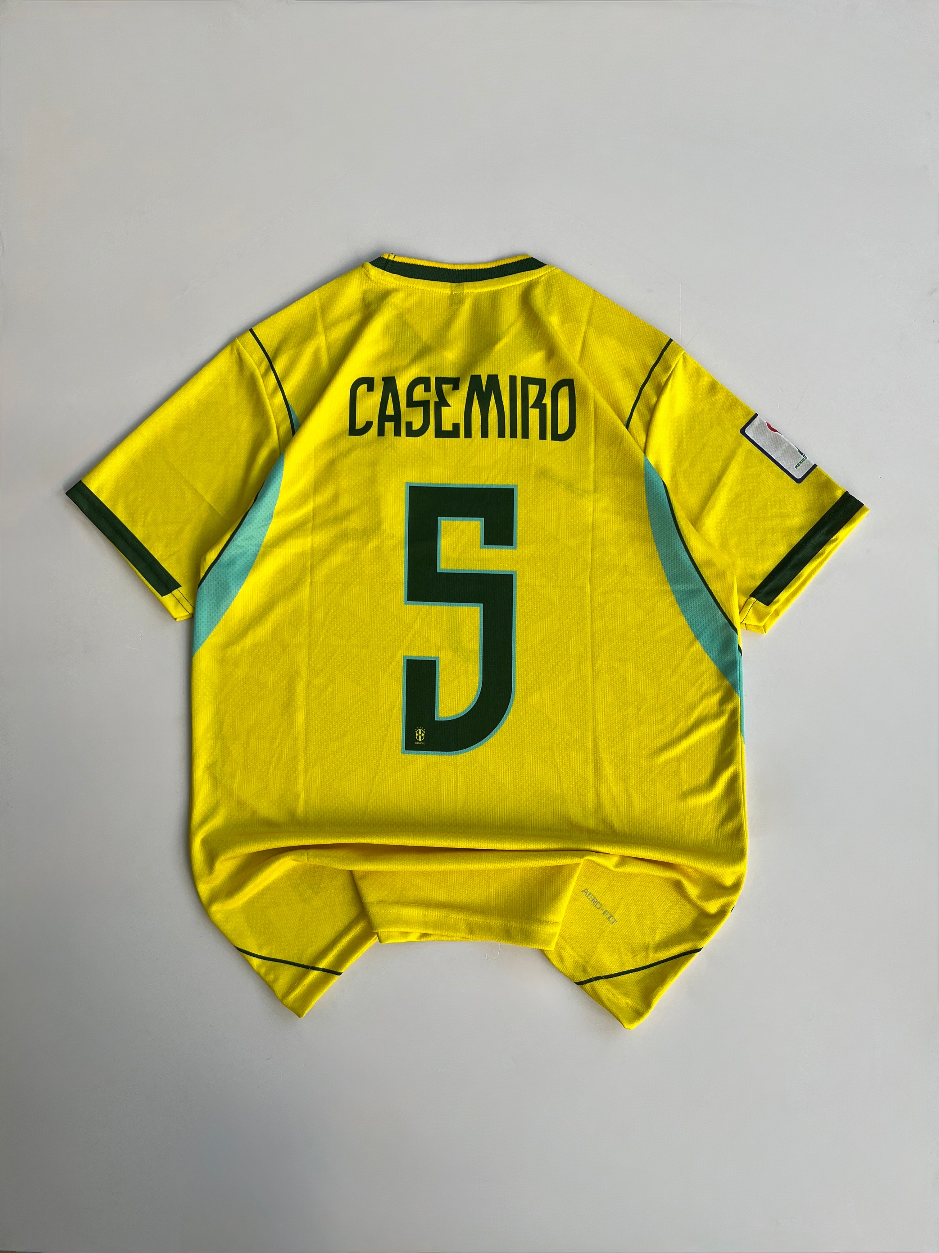CASEMIRO 5 BRAZIL 2026 WORLD CUP HOME KIT EMBROIDERY