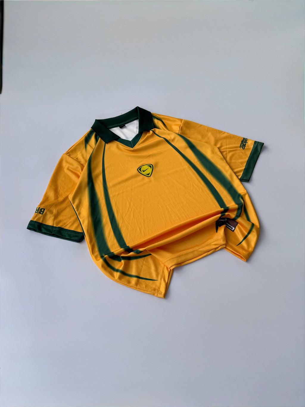 NO NAME BRAZIL CACTUS X NIKE T90 VINTAGE  FIVE SLEEVE EMBROIDERY POLO