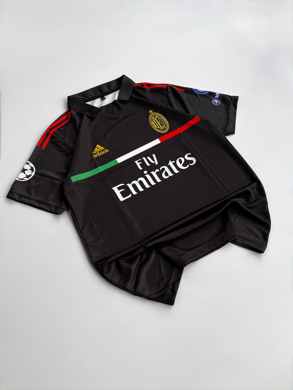 IBRAHIMOVIC 11 AC MILAN 2011/12 SEASON THIRD KIT EMBROIDERY POLO