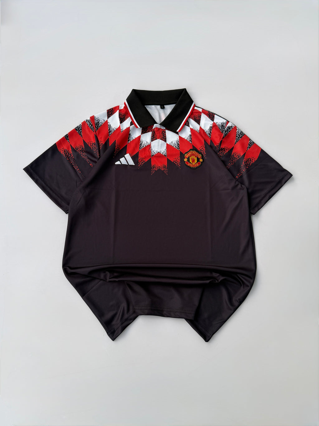 MANCHESTER UNITED NO 7 RETRO STYLE INSPIRED EMBROIDERY POLO KIT