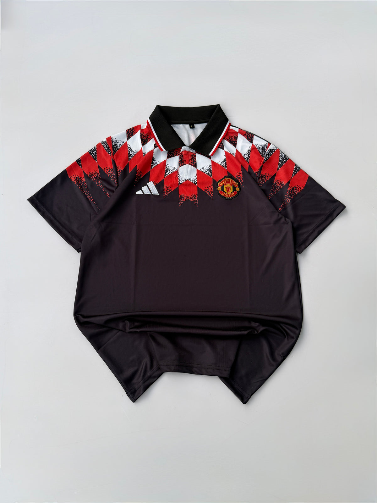 MANCHESTER UNITED NO 7 RETRO STYLE INSPIRED EMBROIDERY POLO KIT