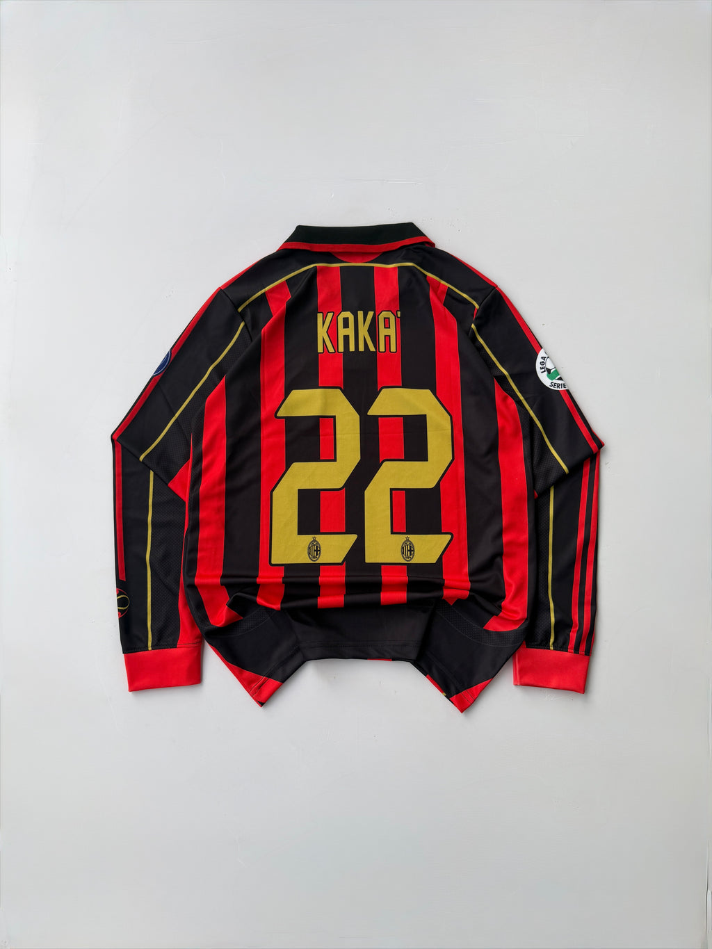 KAKA 22 ACMILAN 2006/07 RETRO HOME KIT EMBROIDERY FULL SLEEVE