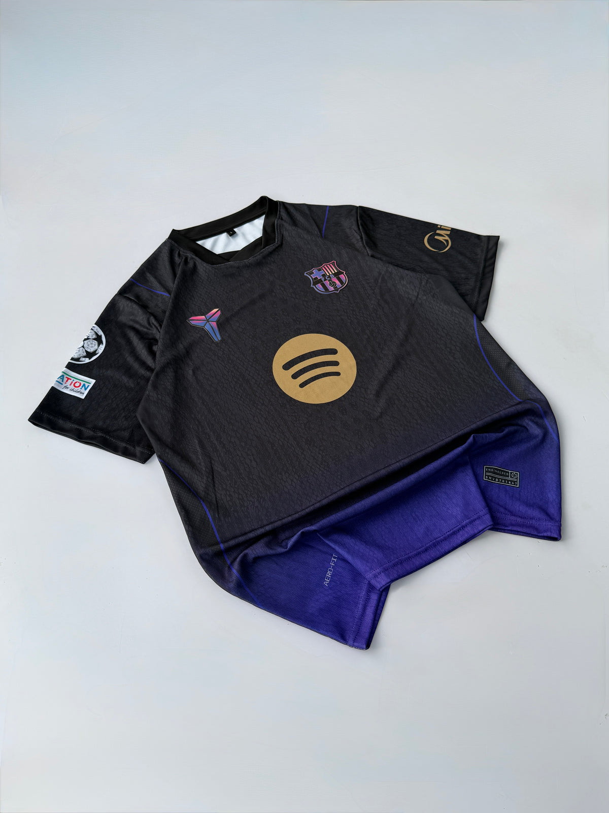RAPHINHA 11 BARCELONA 2026/27 AWAY KIT 3D SILICONE HEAT PRESS LOGO
