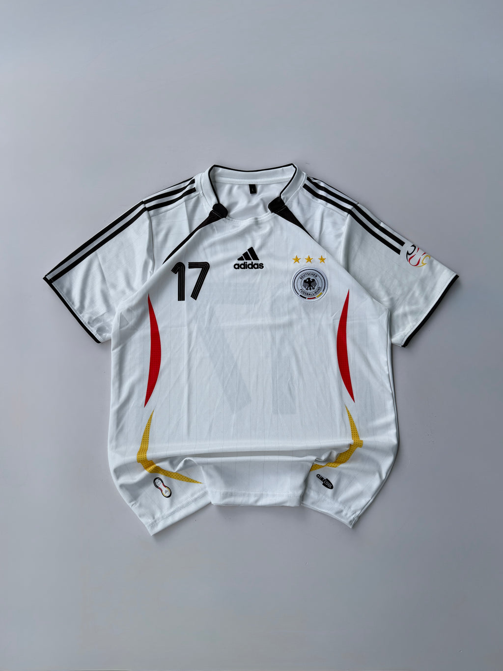 OZIL 17 GERMANY 2006 RETRO WORLD CUP HOME KIT EMBROIDERY