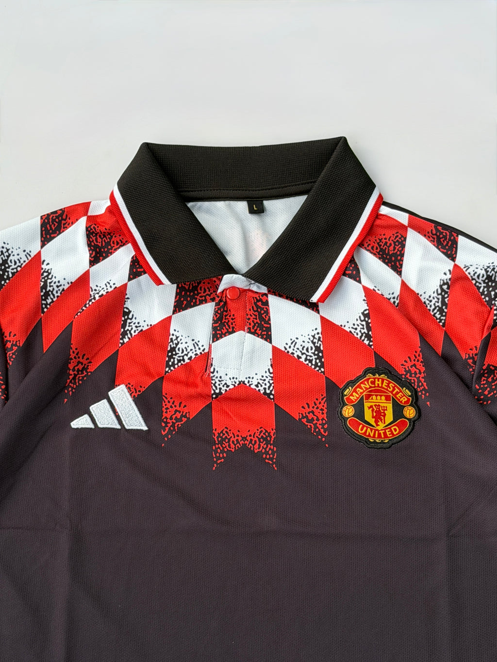 MANCHESTER UNITED NO 7 RETRO STYLE INSPIRED EMBROIDERY POLO KIT