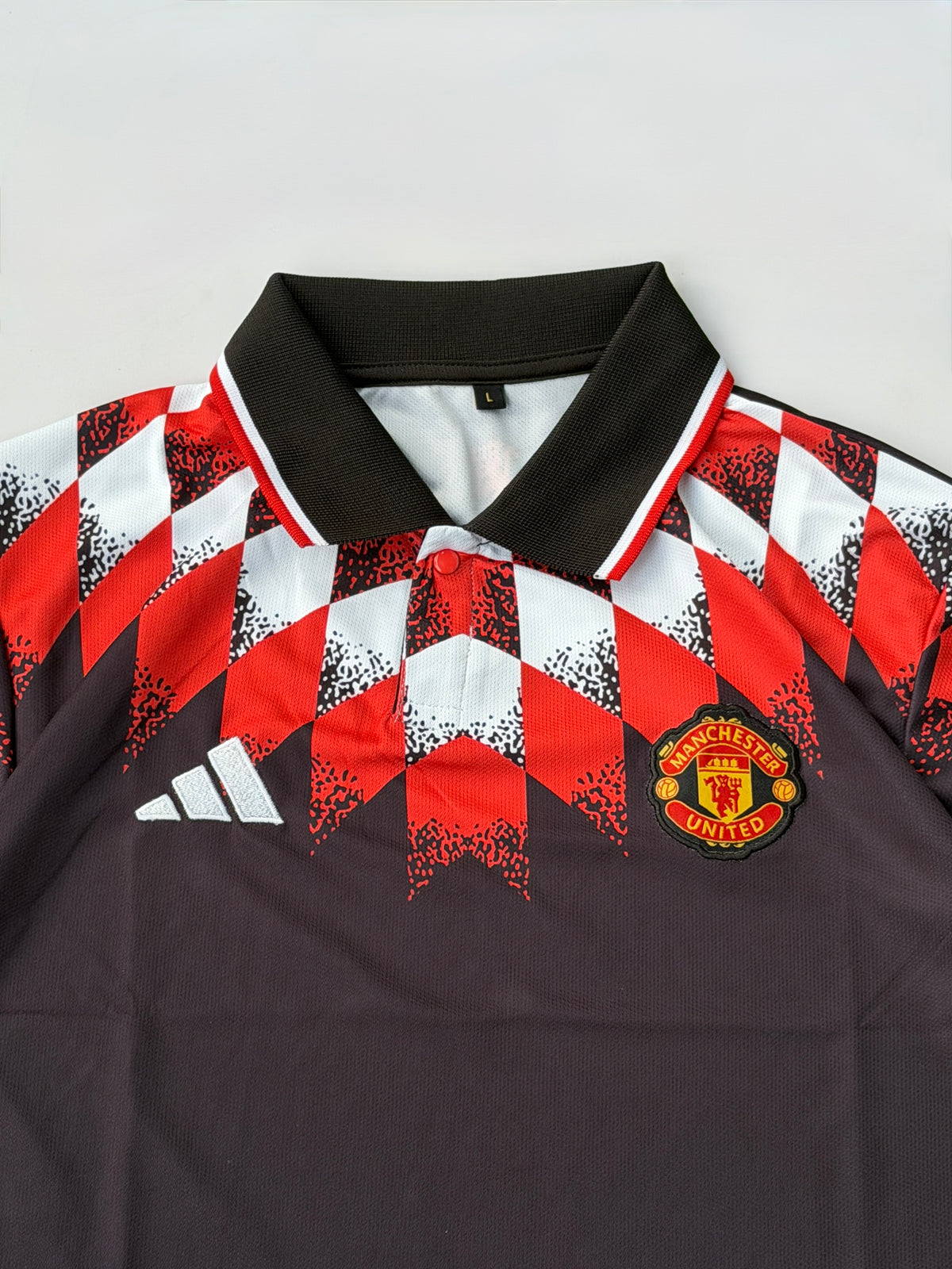 MANCHESTER UNITED NO 7 RETRO STYLE INSPIRED EMBROIDERY POLO KIT