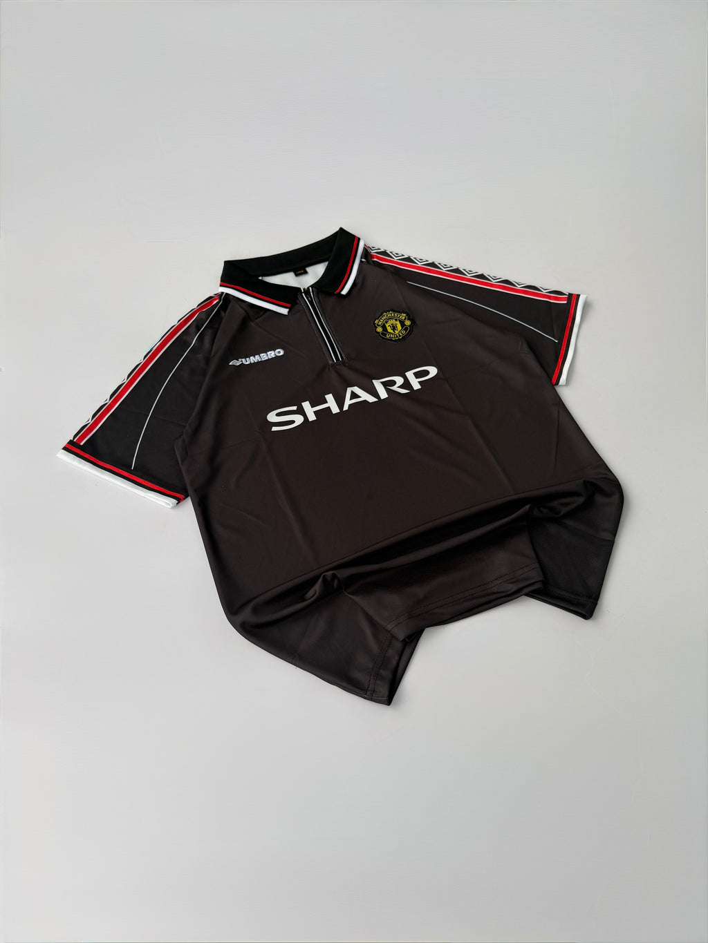 BECKHAM 7 MANCHESTER UNITED 1998/99 RETRO AWAY KIT EMBROIDERY POLO