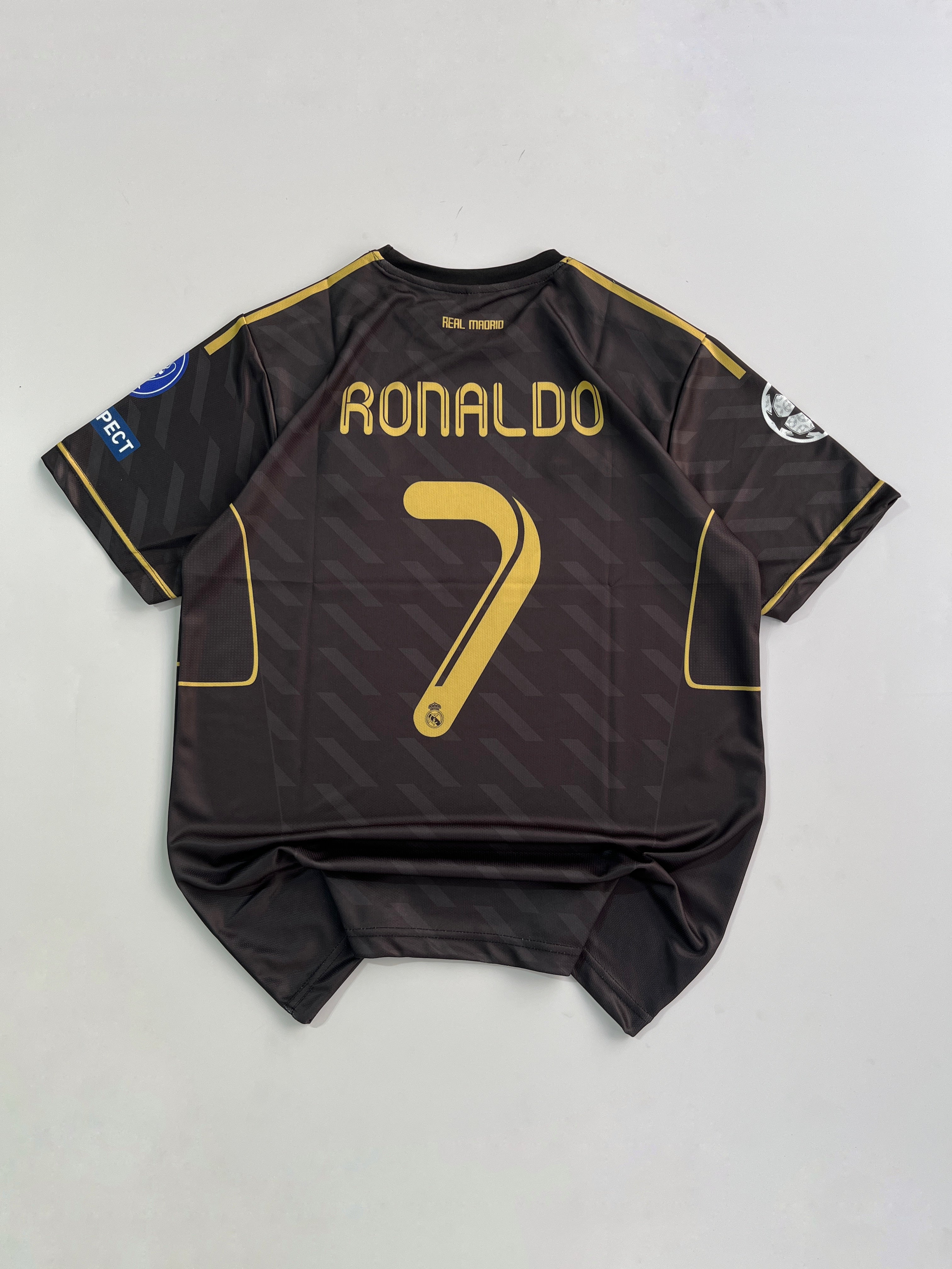 RONALDO 7 REAL MADRID    2011/12  AWAY KIT EMBROIDERY