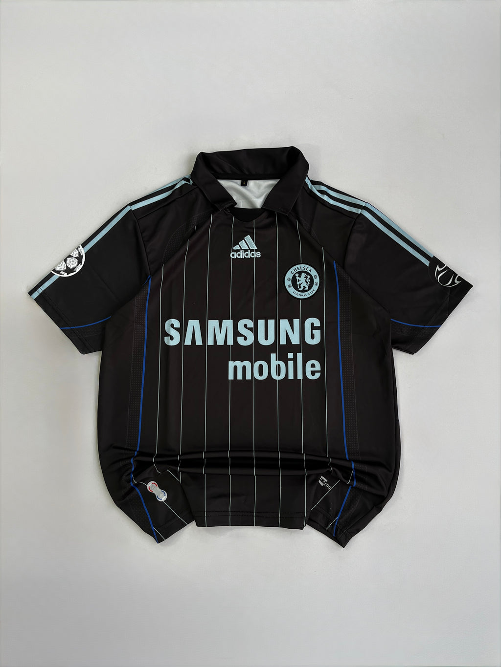 BALLACK 13 CHELSEA 2006/07 RETRO THIRD KIT EMBROIDERY POLO