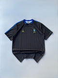 NO NAME BRAZIL VINTAGE STYLE STRIP JERSEY EMBROIDERY