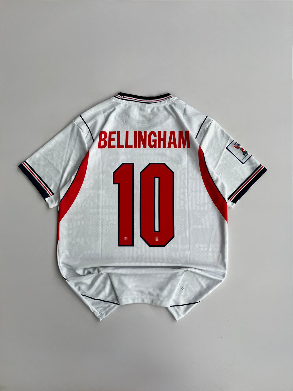 BELLINGHAM 10 ENGLAND WORLD CUP HOME KIT 2026
EMBROIDERY