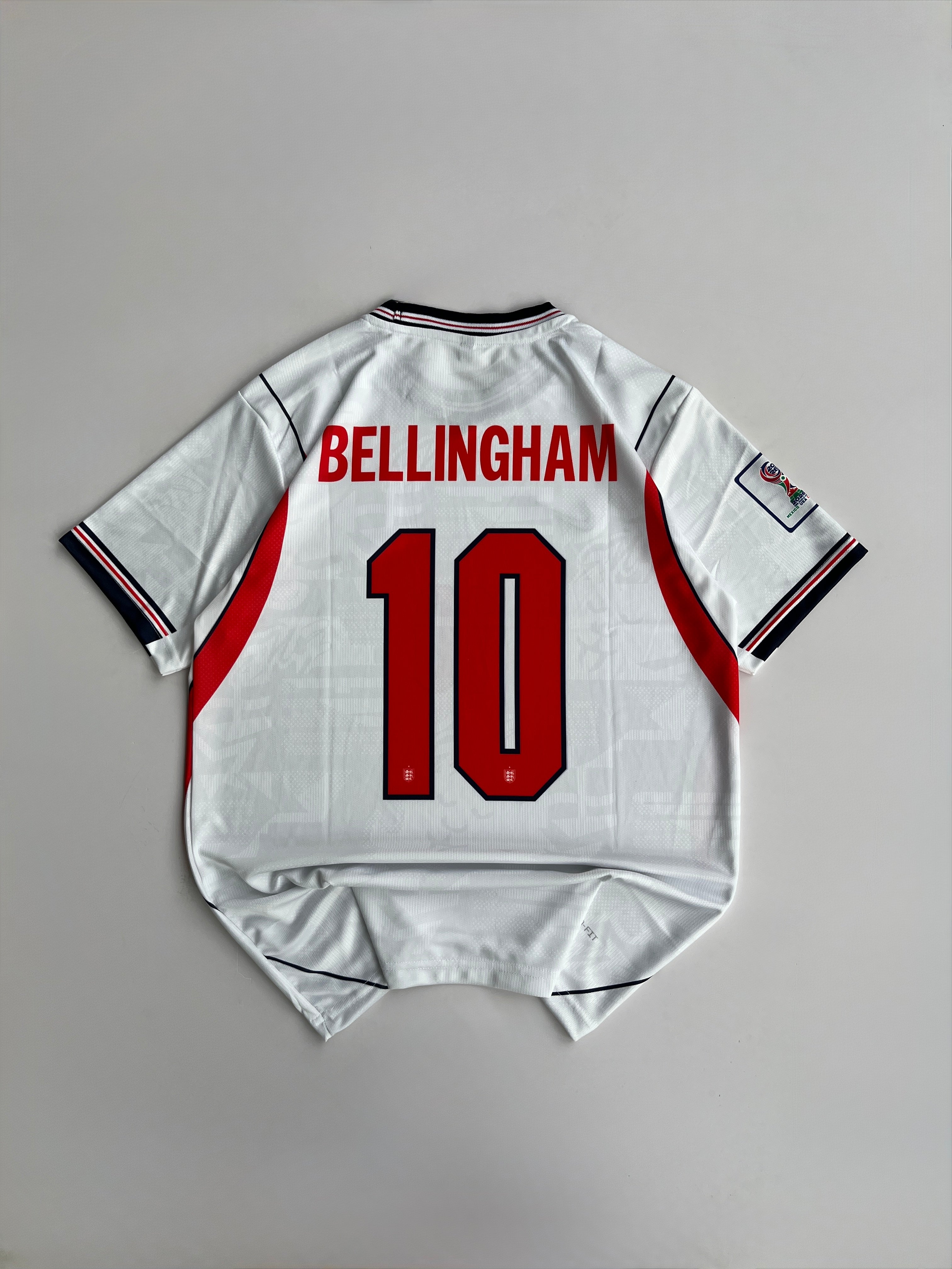 BELLINGHAM 10 ENGLAND WORLD CUP HOME KIT 2026
EMBROIDERY