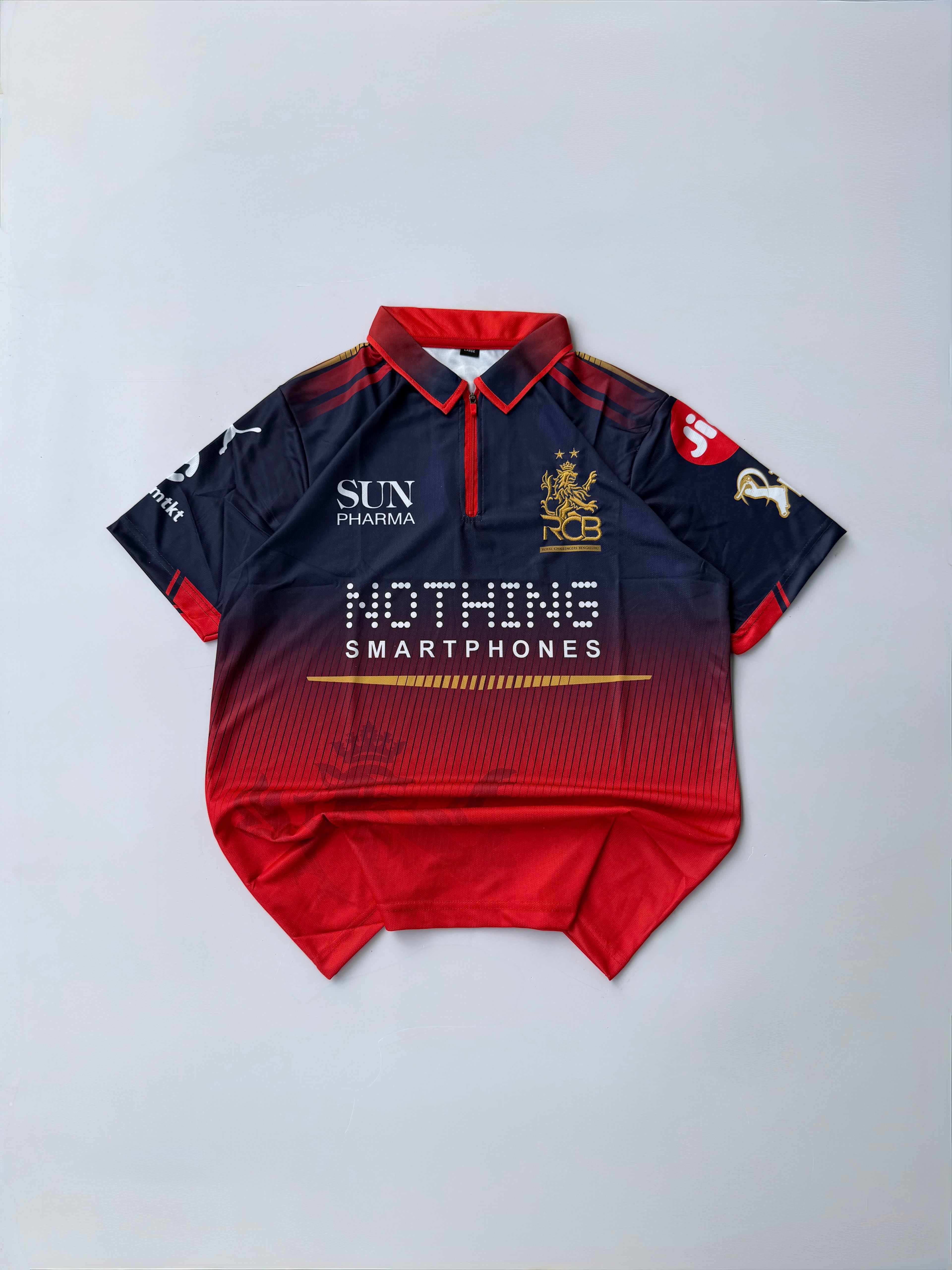 TWO STAR VIRAT KOHLI 18 RCB 26 SEASON KIT EMBROIDERY POLO