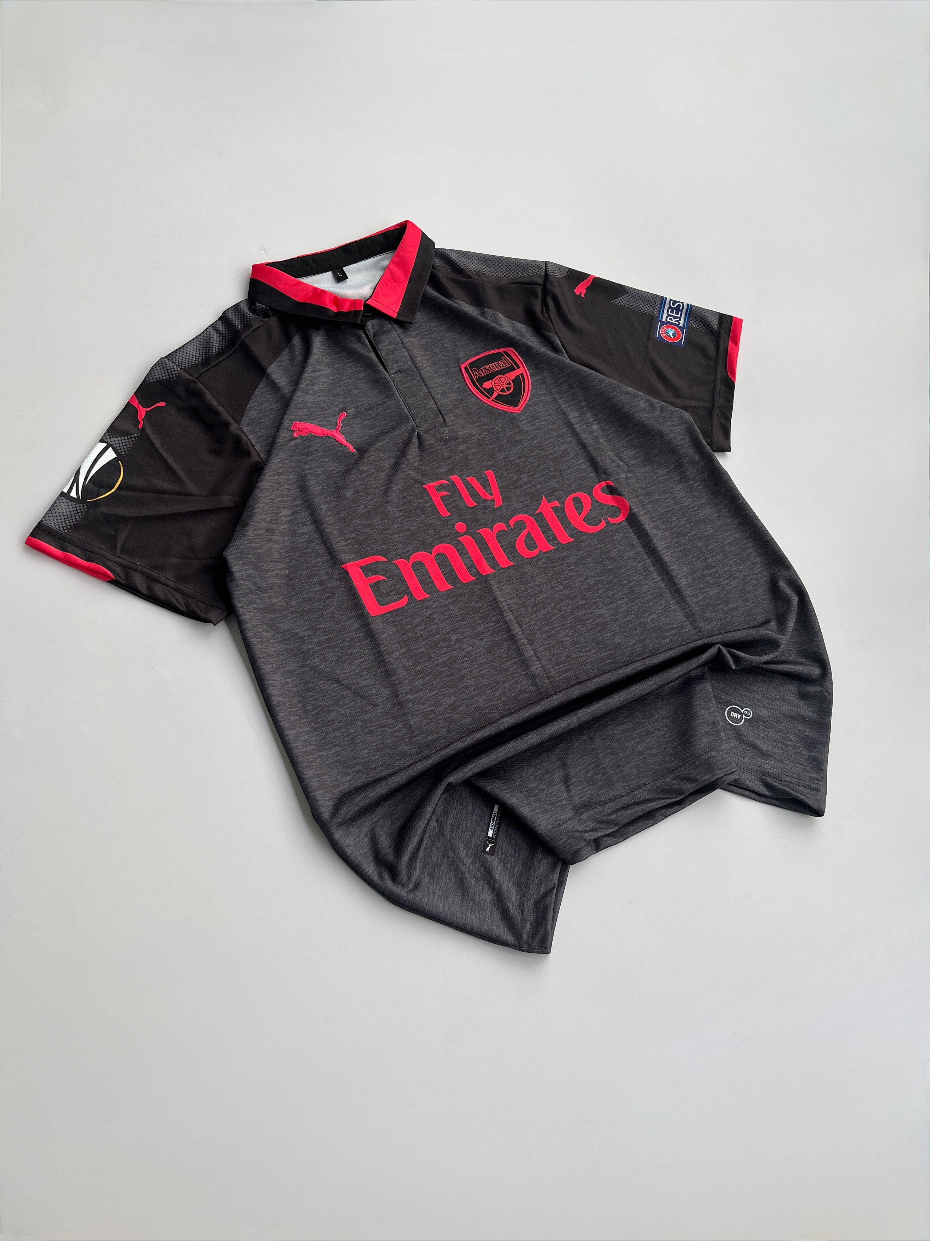 OZIL 7 ARSENAL FC 2017/18 THIRD KIT EMBROIDERY POLO