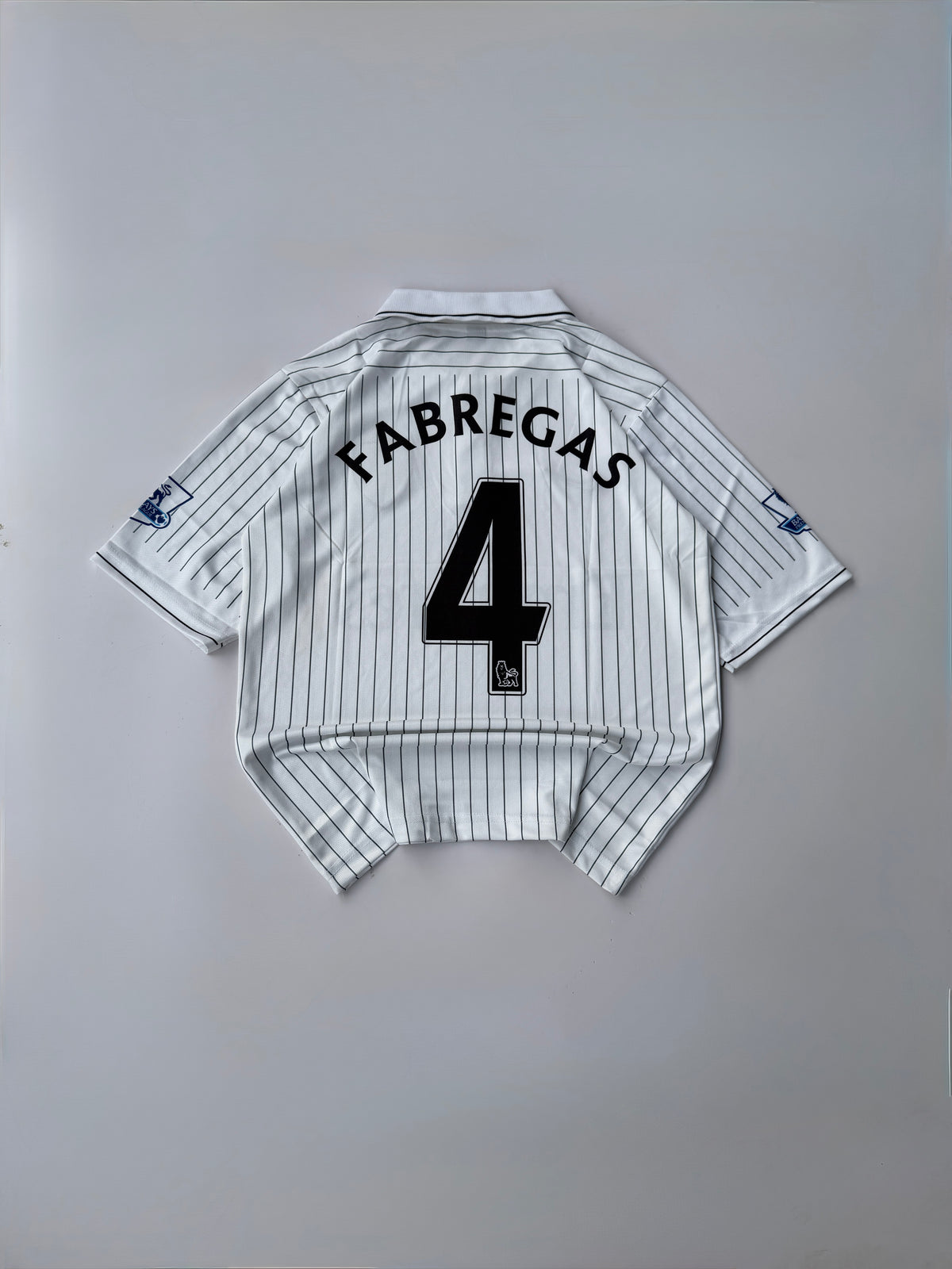 FABREGAS 4 ARSENAL 2009/10 RETRO THIRD KIT EMBROIDERY FIVE SLEEVE