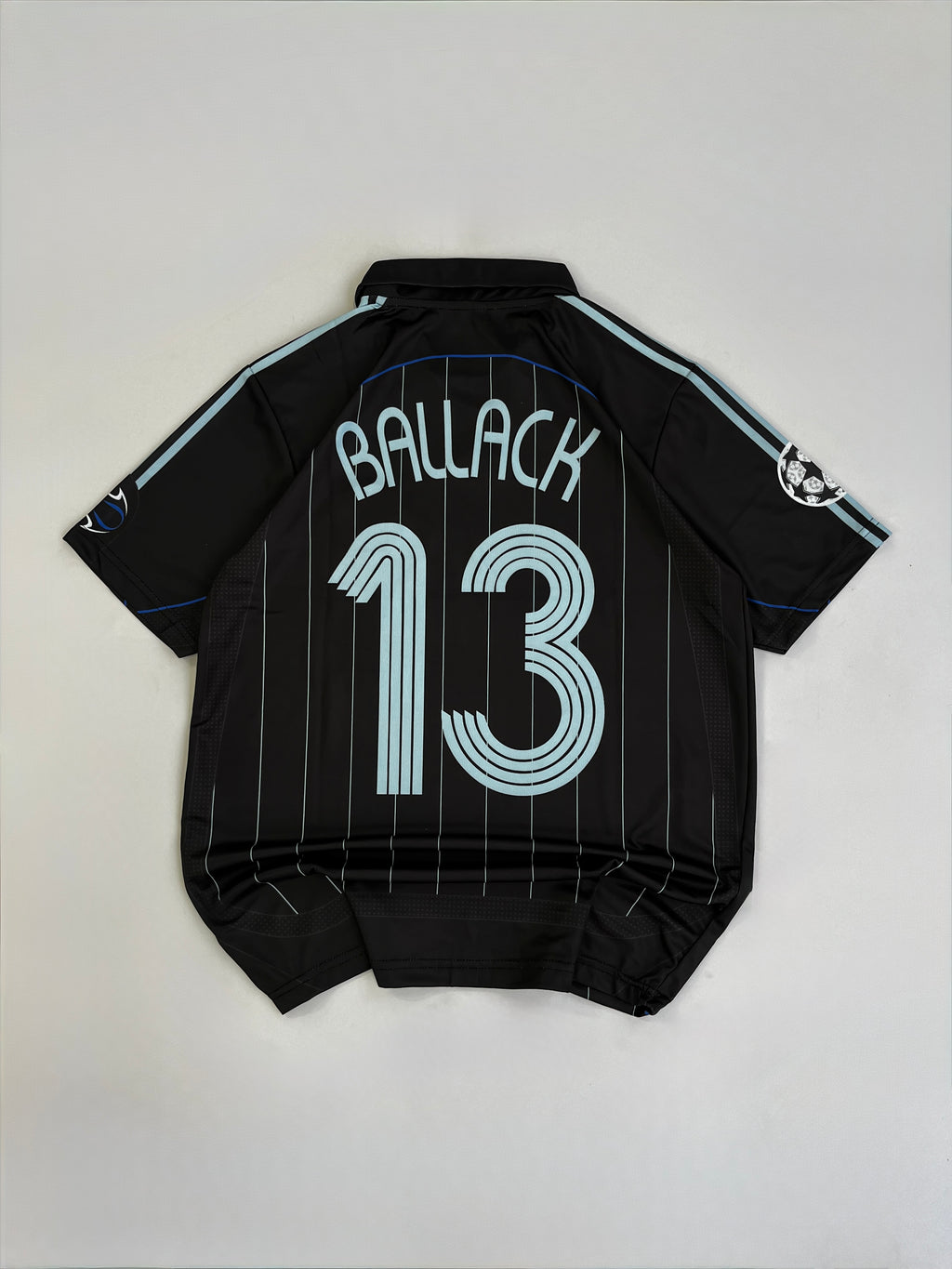 BALLACK 13 CHELSEA 2006/07 RETRO THIRD KIT EMBROIDERY POLO