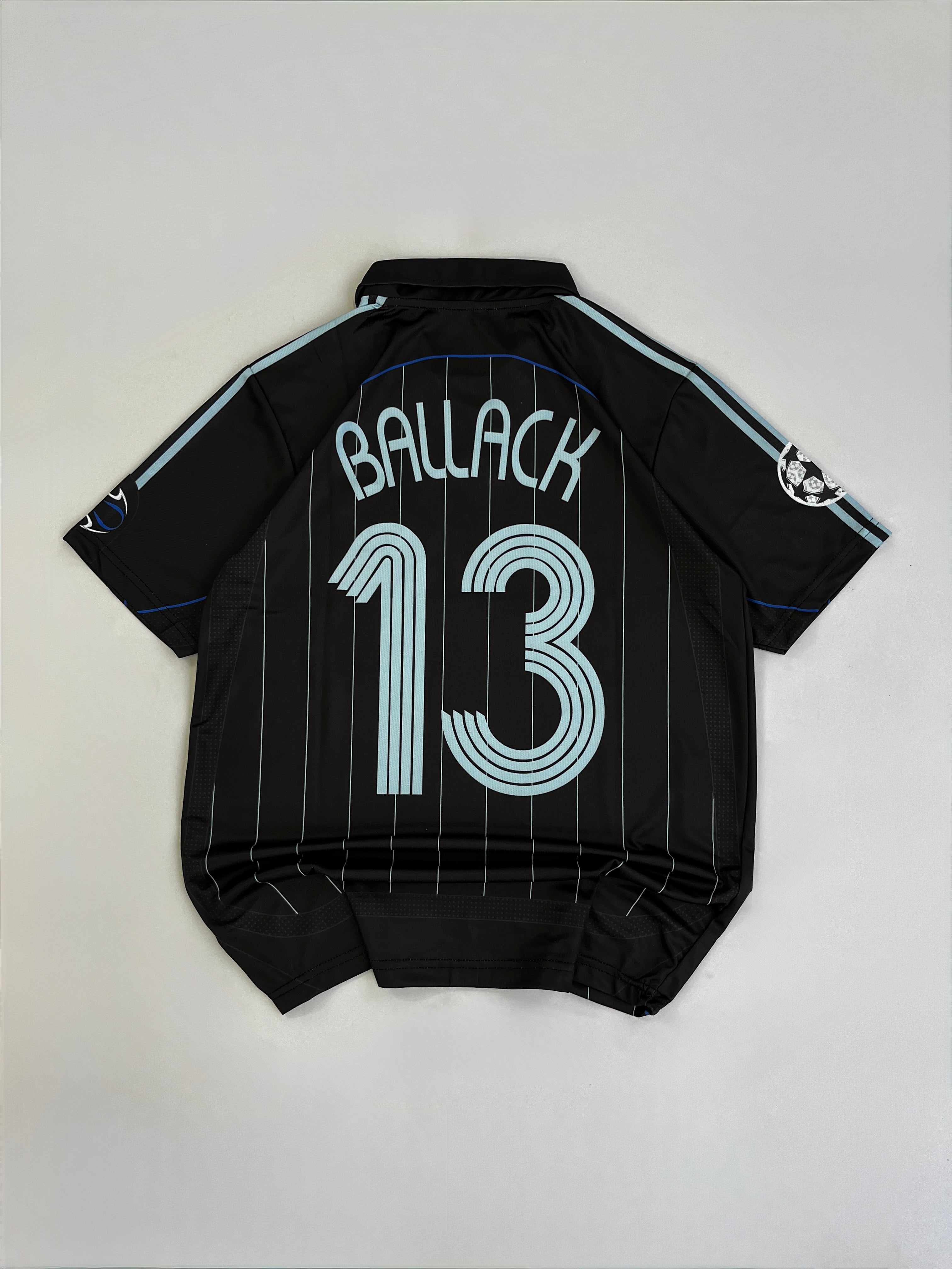 BALLACK 13 CHELSEA 2006/07 RETRO THIRD KIT EMBROIDERY POLO