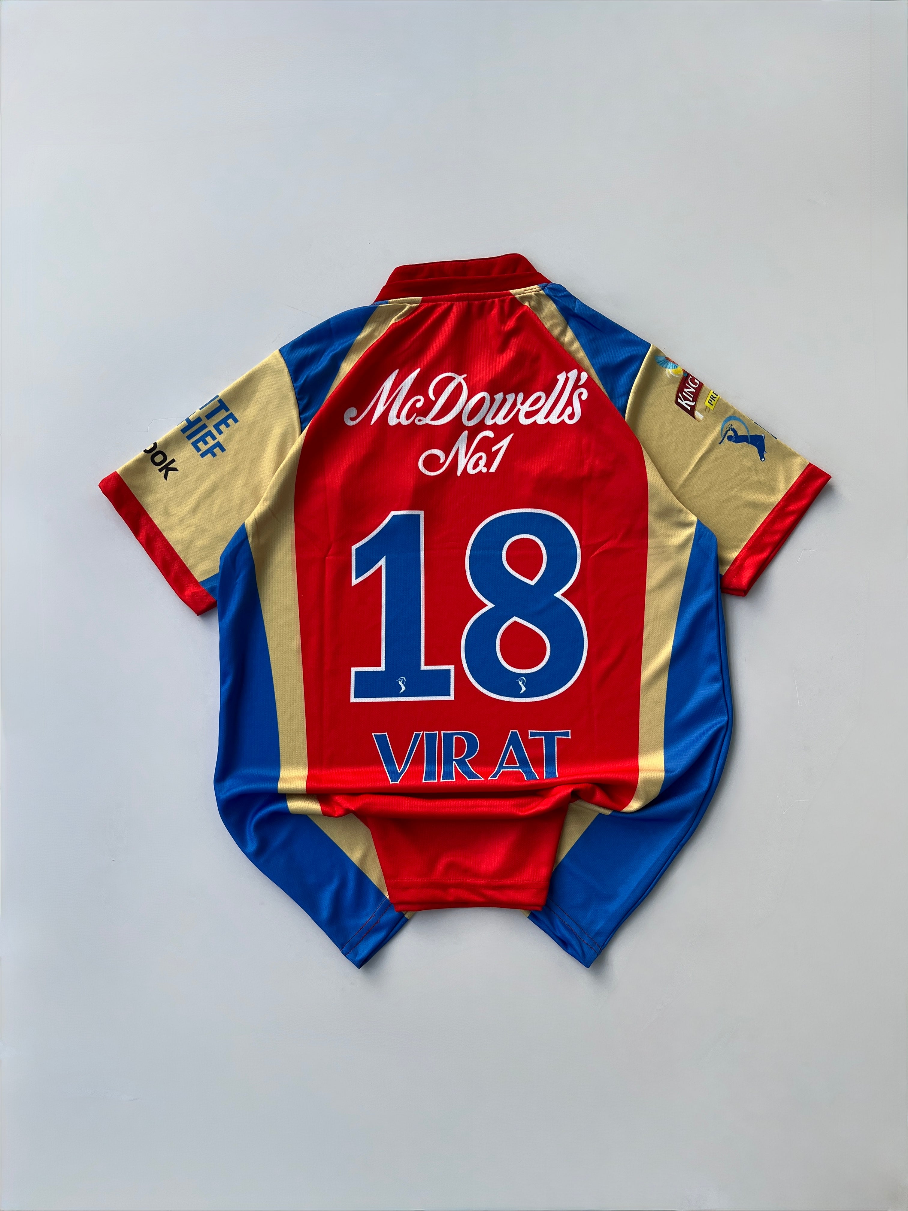 KOHLI 18 ROYOL CHALLENGERS BANGLORE 2011 SEASON KIT EMBROIDERY