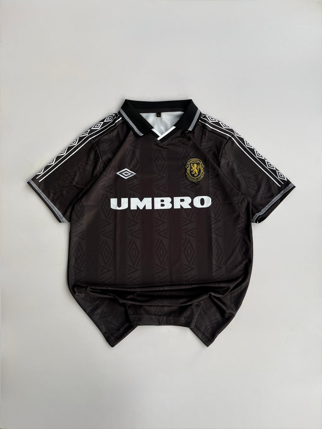 DAVID BECKHAM 7 UMBRO FOOTBALL JERSEY VINTAGE 90s-STYLE EMBROIDERY POLO