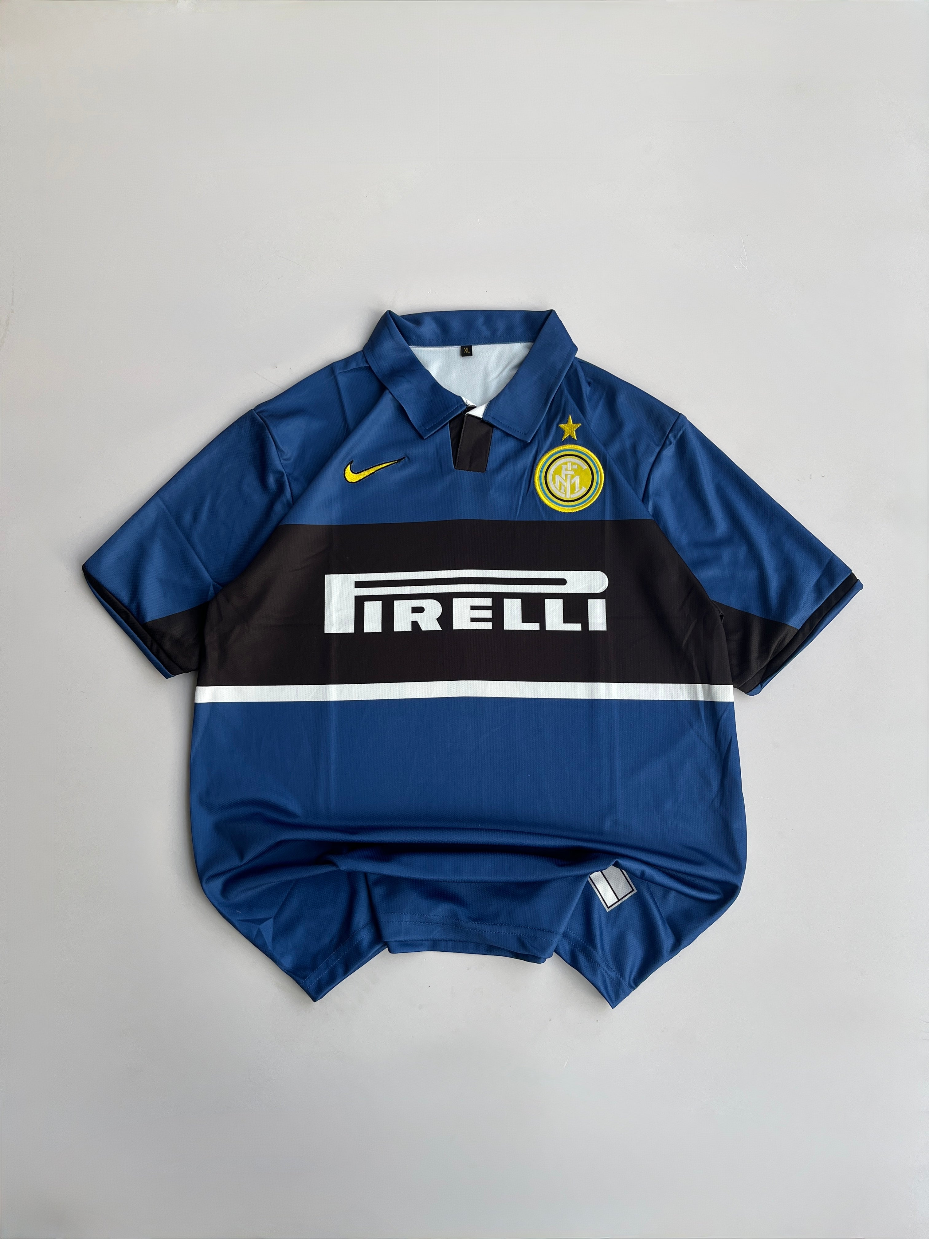 J.ZENETTI 4 INTERMILAN 1998/99 THIRD KIT RETRO EMBROIDERY
