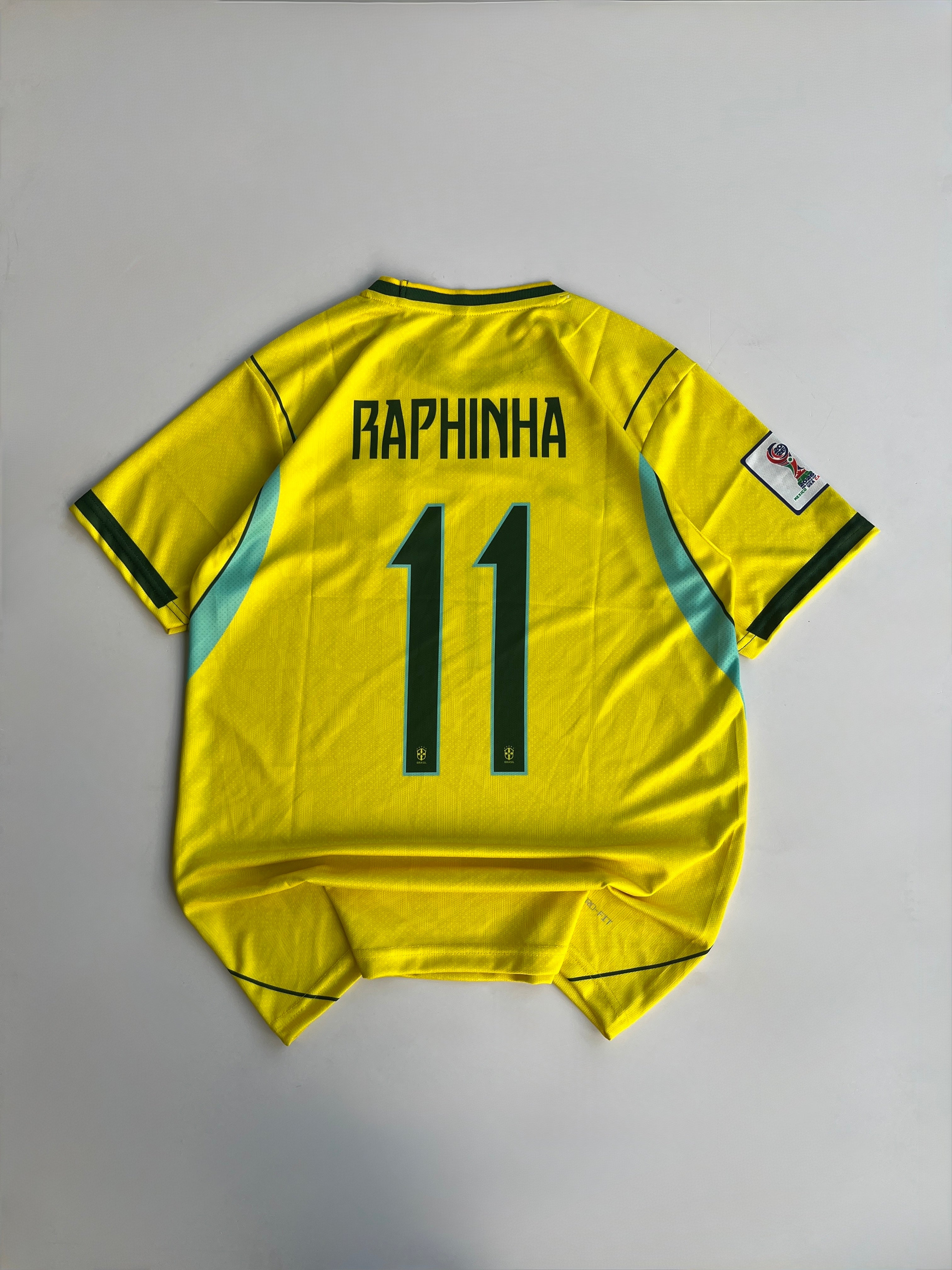 RAPHINHA 11 BRAZIL 2026 HOME KIT EMBROIDERY