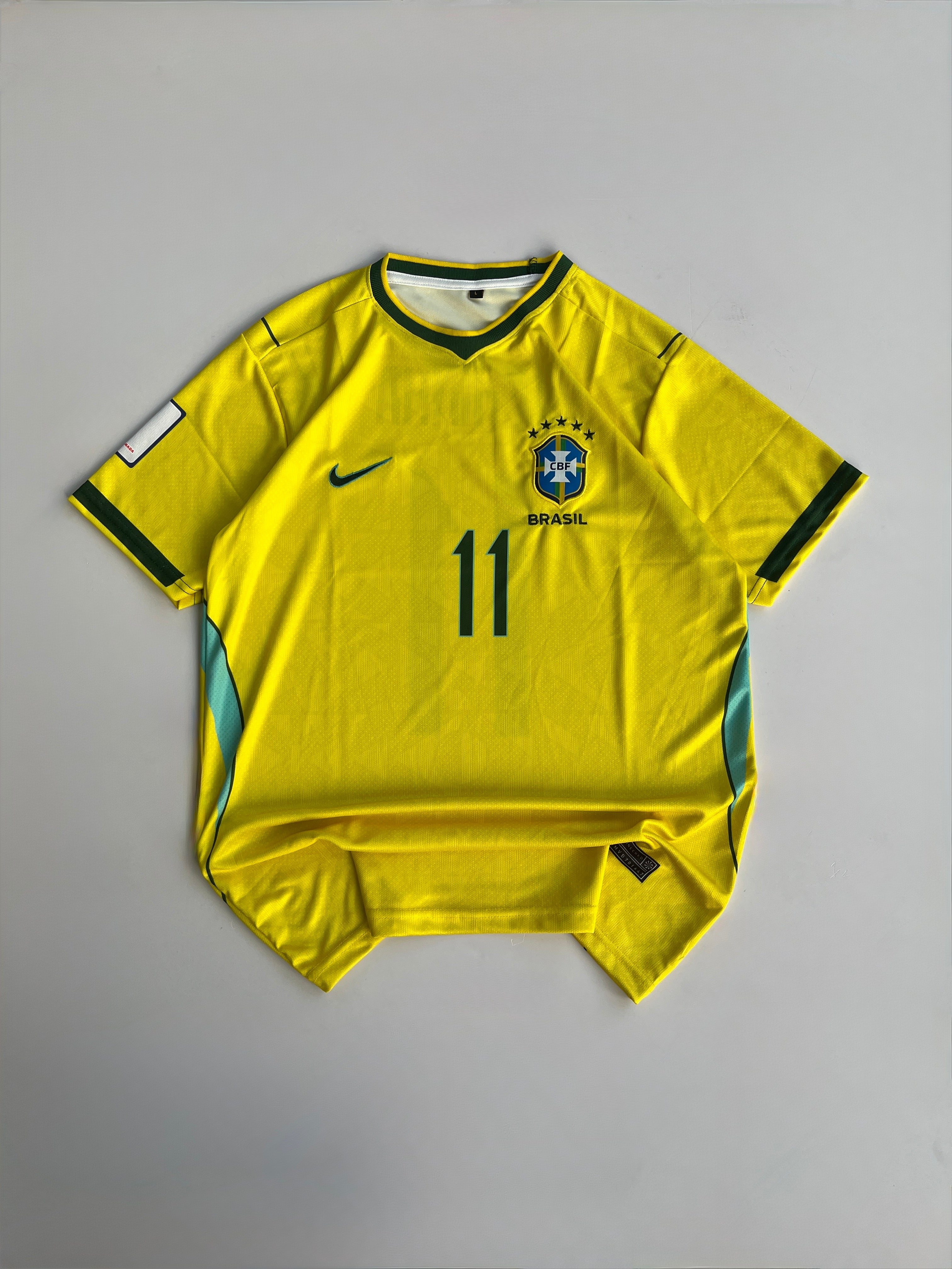 RAPHINHA 11 BRAZIL 2026 HOME KIT EMBROIDERY