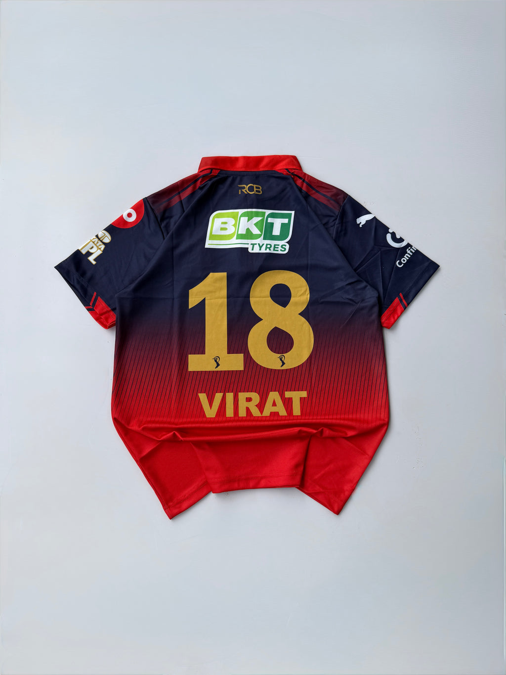 TWO STAR VIRAT KOHLI 18 RCB 26 SEASON KIT EMBROIDERY POLO