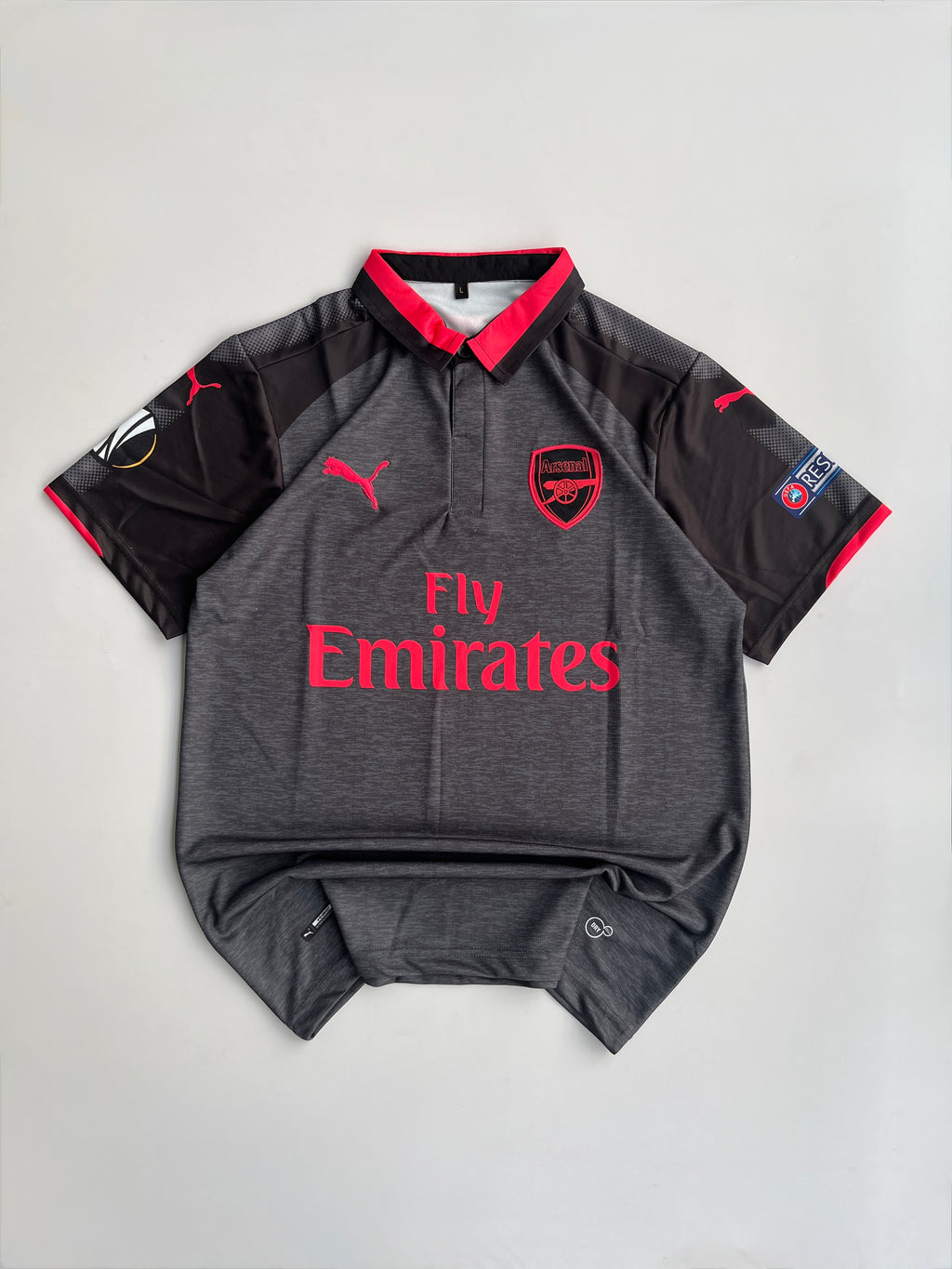 OZIL 7 ARSENAL FC 2017/18 THIRD KIT EMBROIDERY POLO