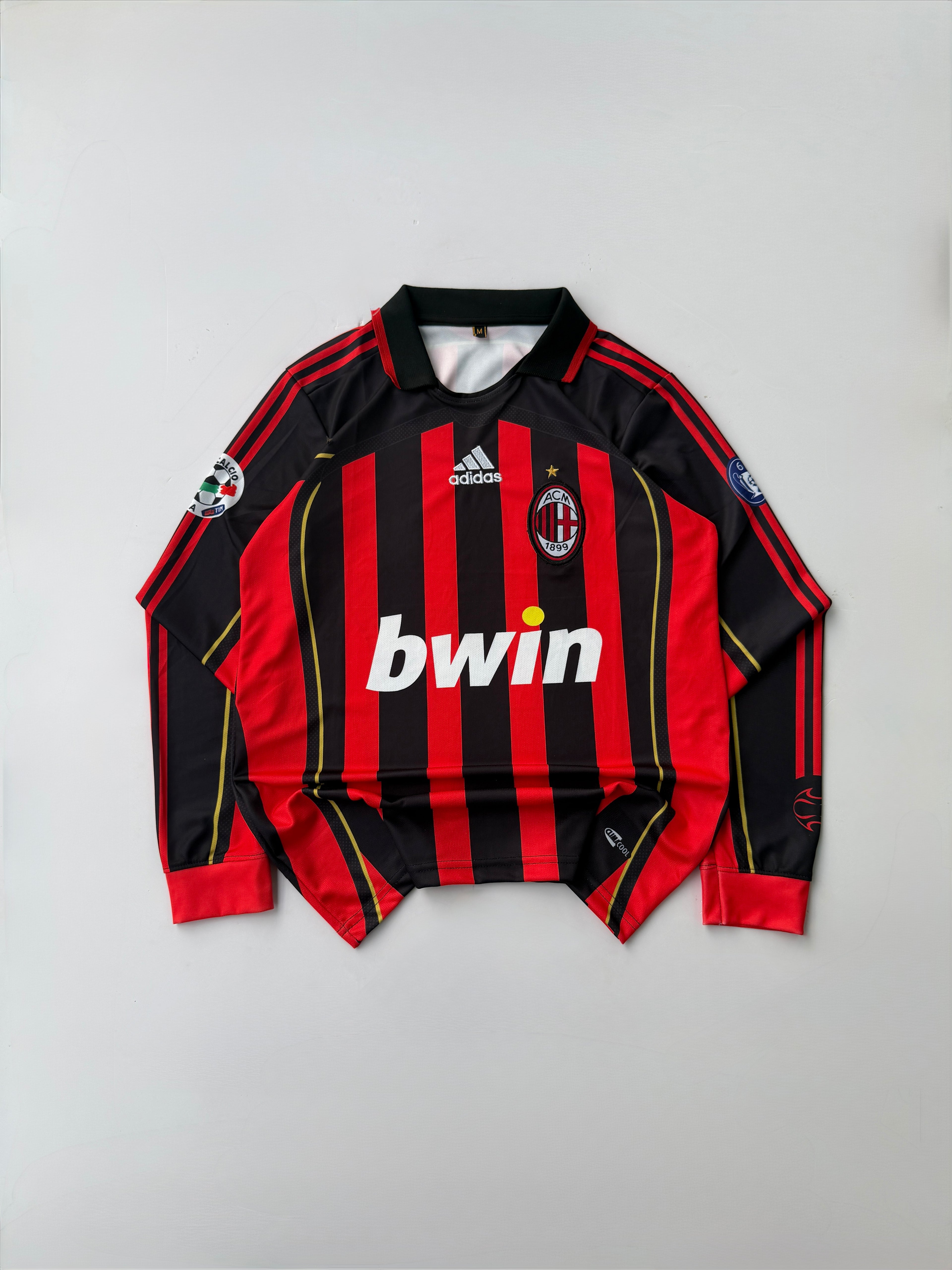 KAKA 22 ACMILAN 2006/07 RETRO HOME KIT EMBROIDERY FULL SLEEVE