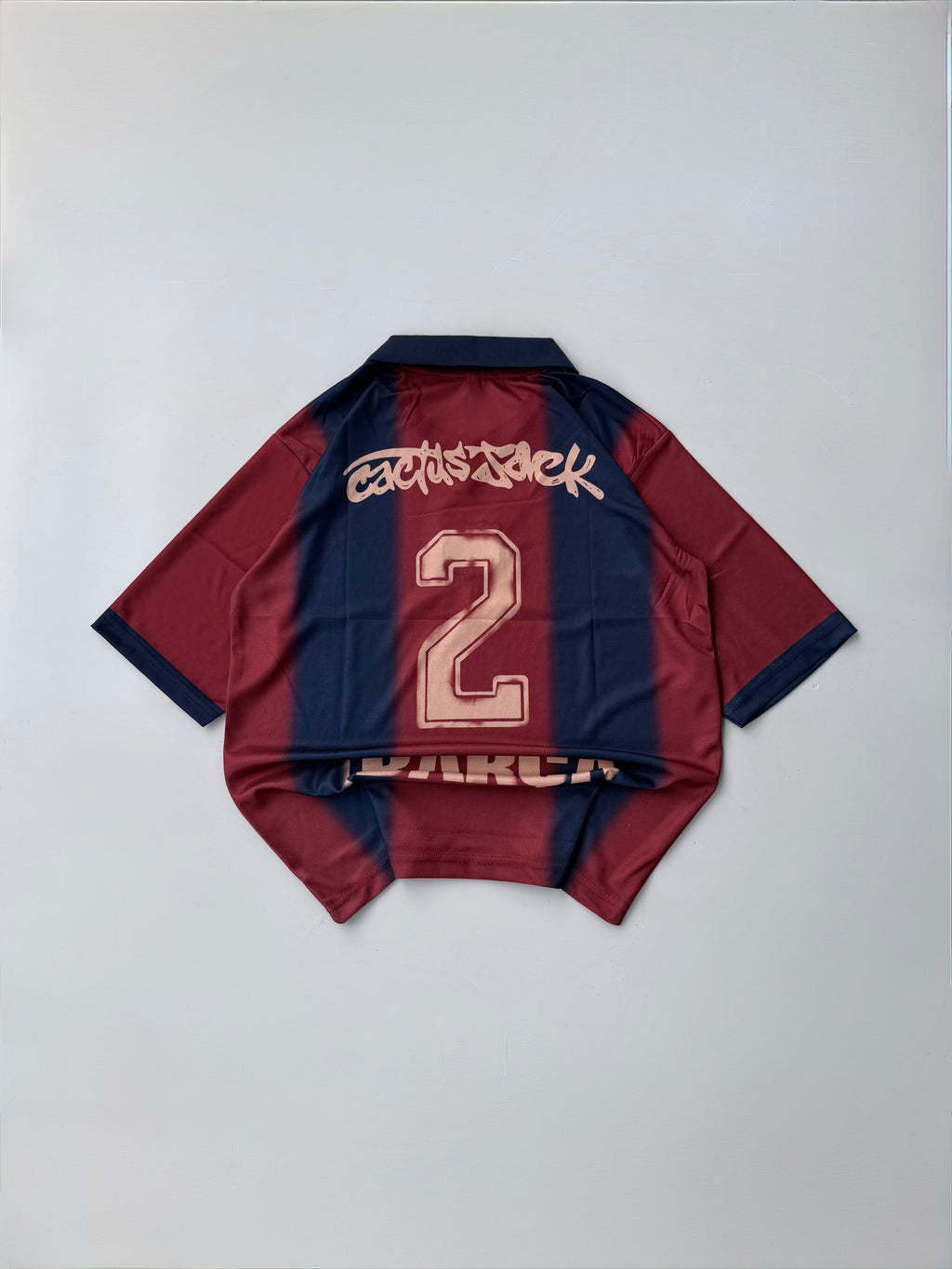 TRAVIS SCOTT X BARCELONA RETRO 2000/01 SPECIAL HOME KIT EMBROIDERY FIVE SLEEVE