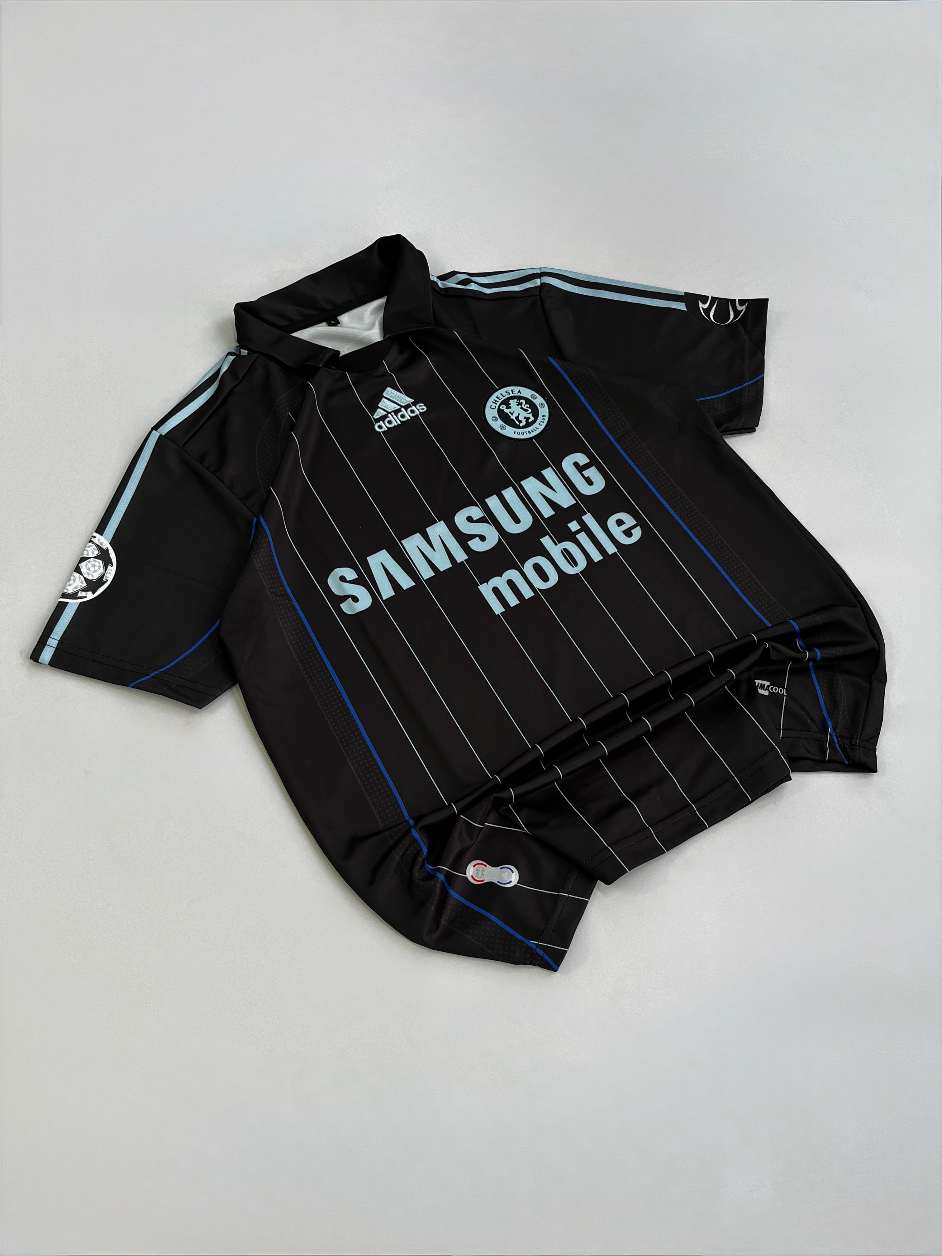 BALLACK 13 CHELSEA 2006/07 RETRO THIRD KIT EMBROIDERY POLO