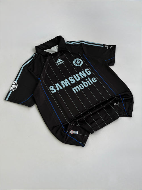 BALLACK 13 CHELSEA 2006/07 RETRO THIRD KIT EMBROIDERY POLO