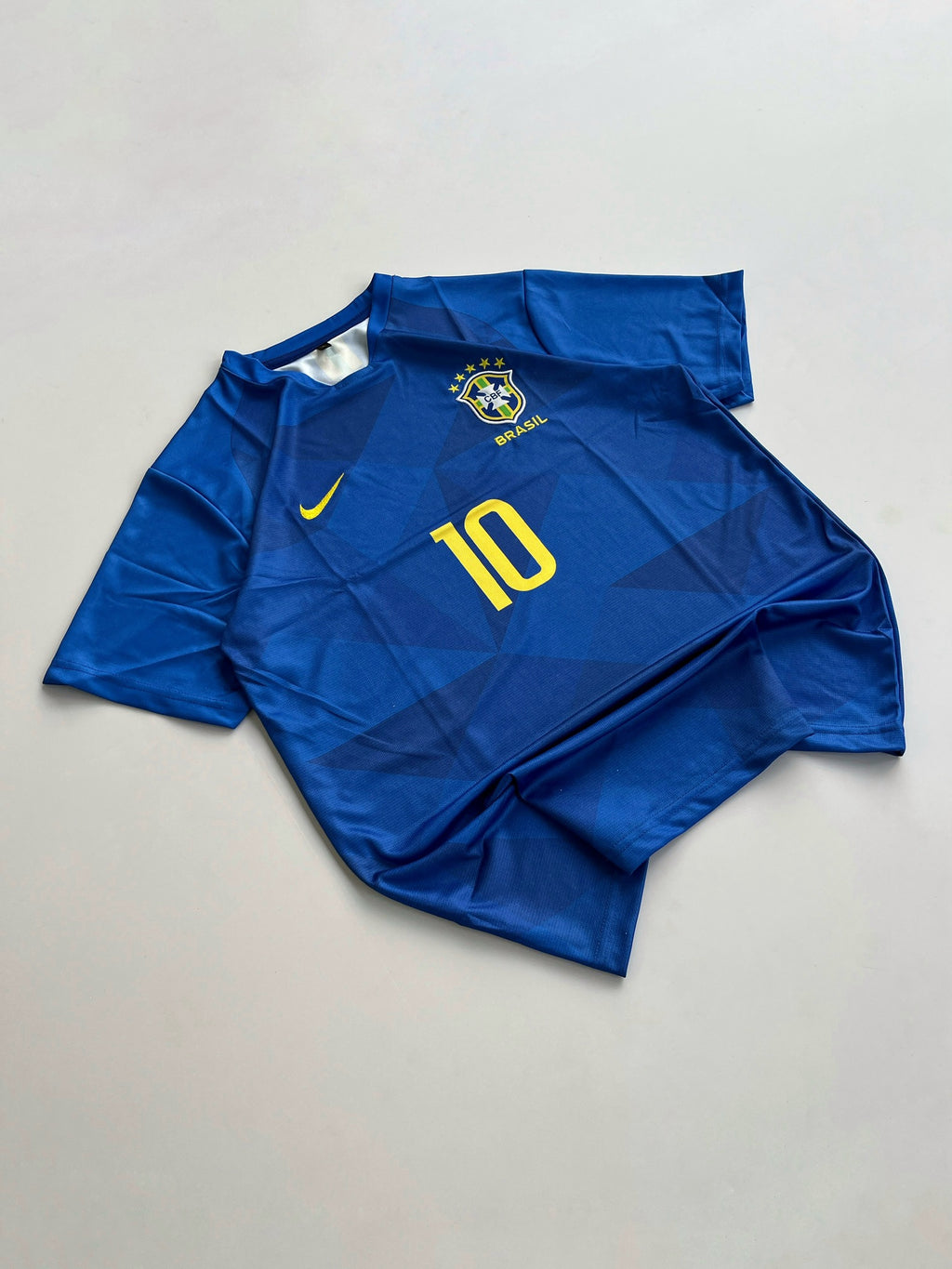 NEYMAR JR 10 BRAZIL 2018/19 AWAY KIT EMBROIDERY