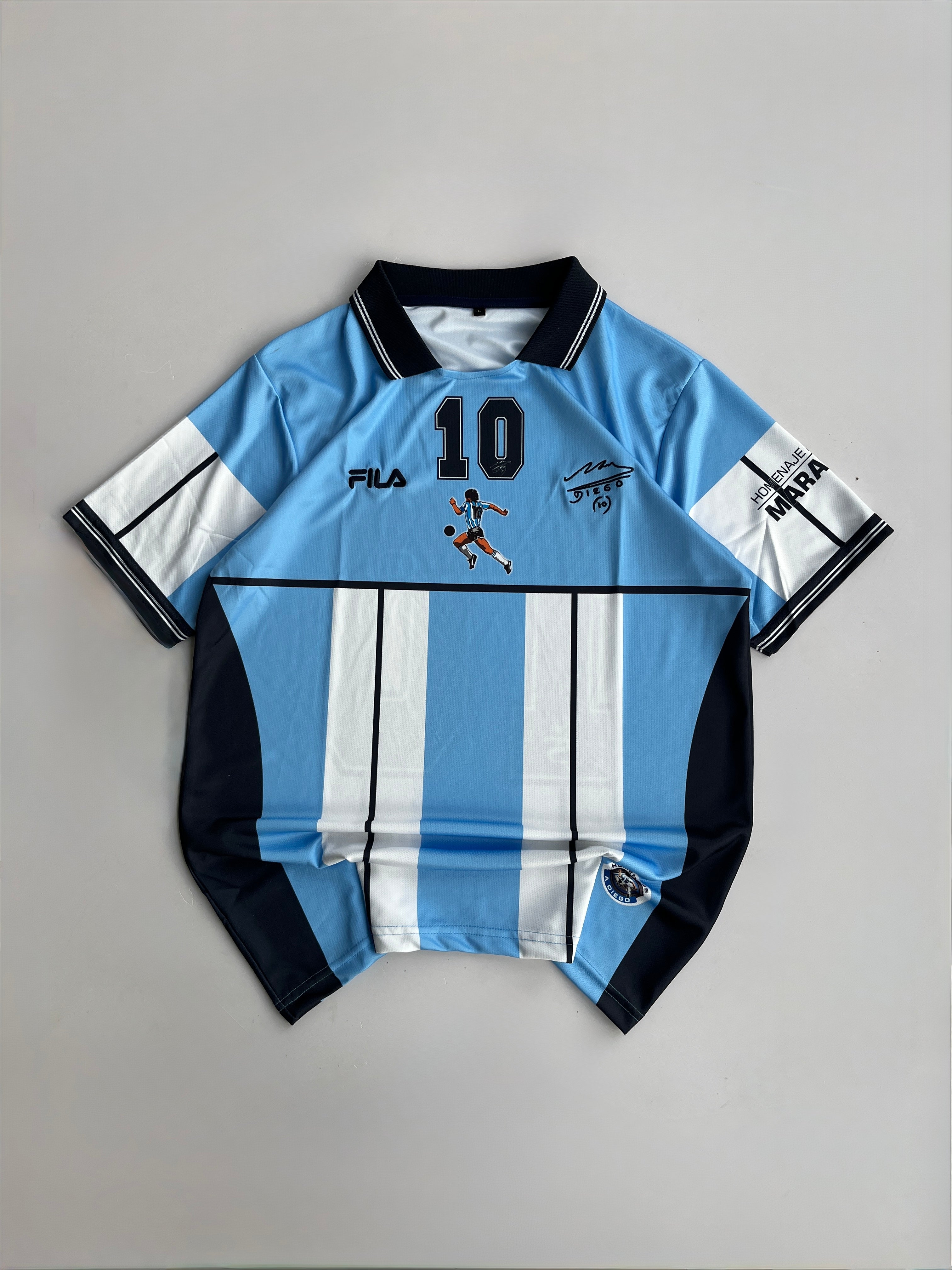 MARADONA 10 2001 ARGENTINA “TESTIMONIAL JERSEY