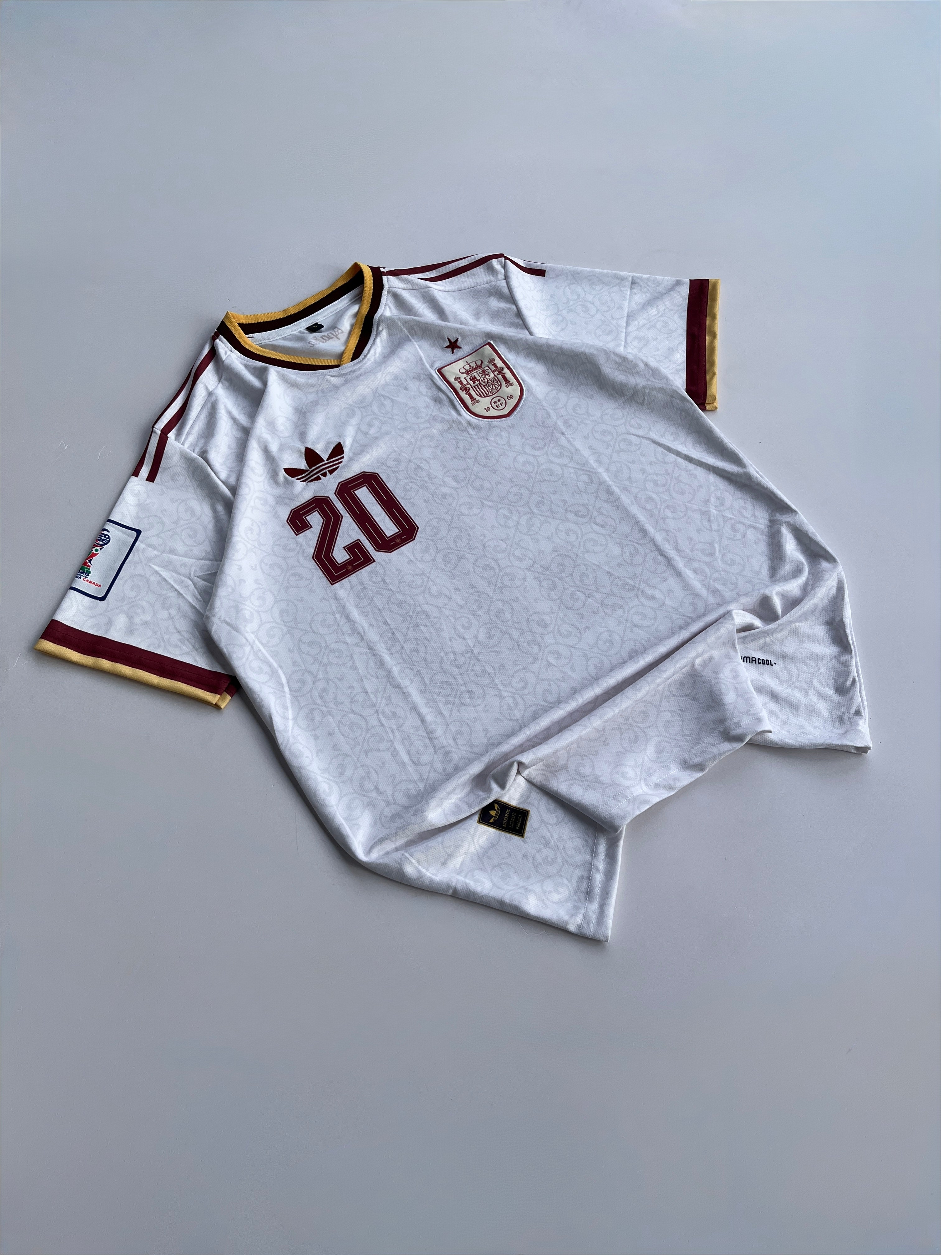 PEDRI 20 SPAIN WORLD CUP HOME KIT 2026
EMBROIDERY