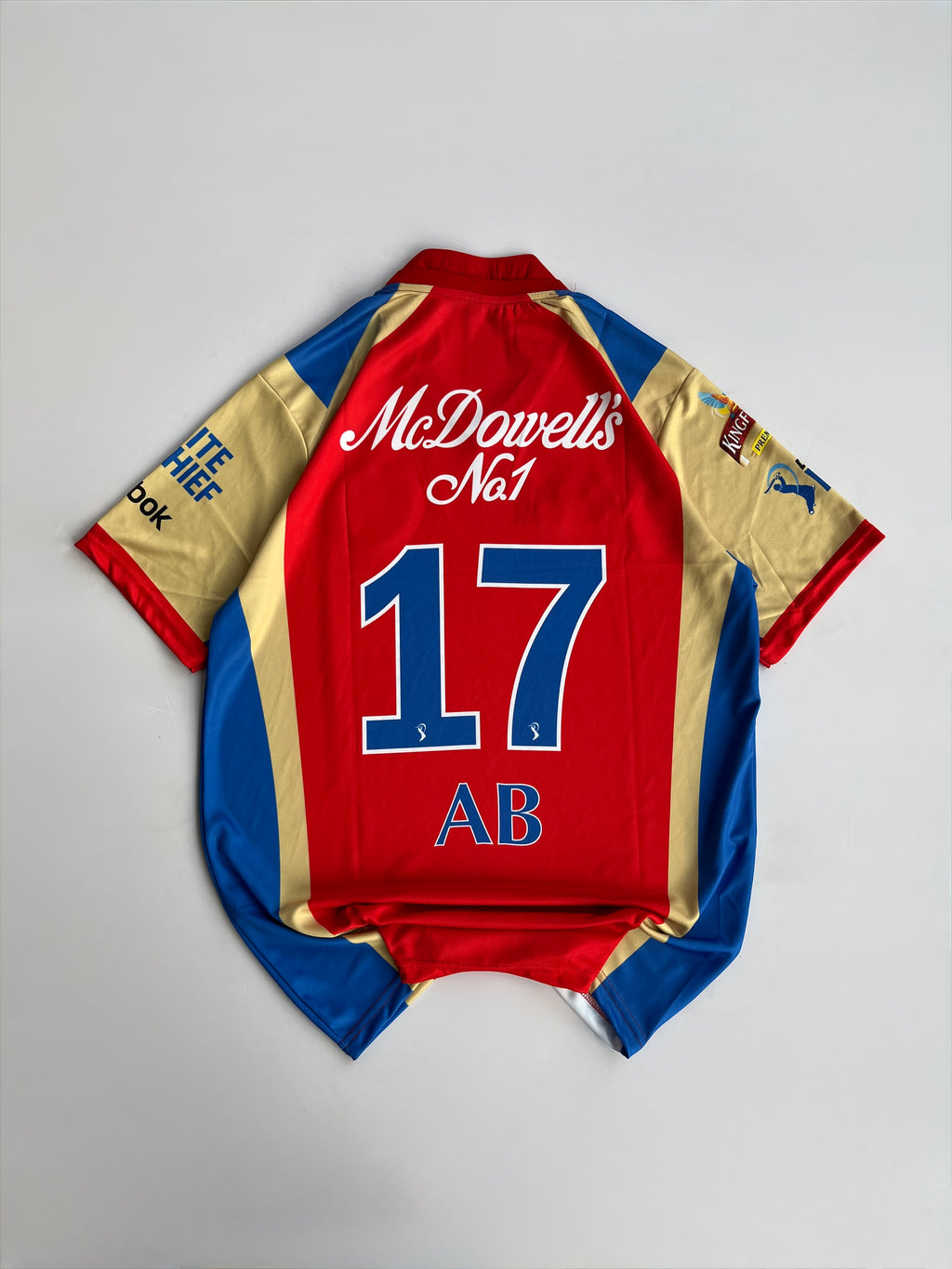 AB 17 ROYOL CHALLENGERS BANGLORE 2011 SEASON KIT EMBROIDERY