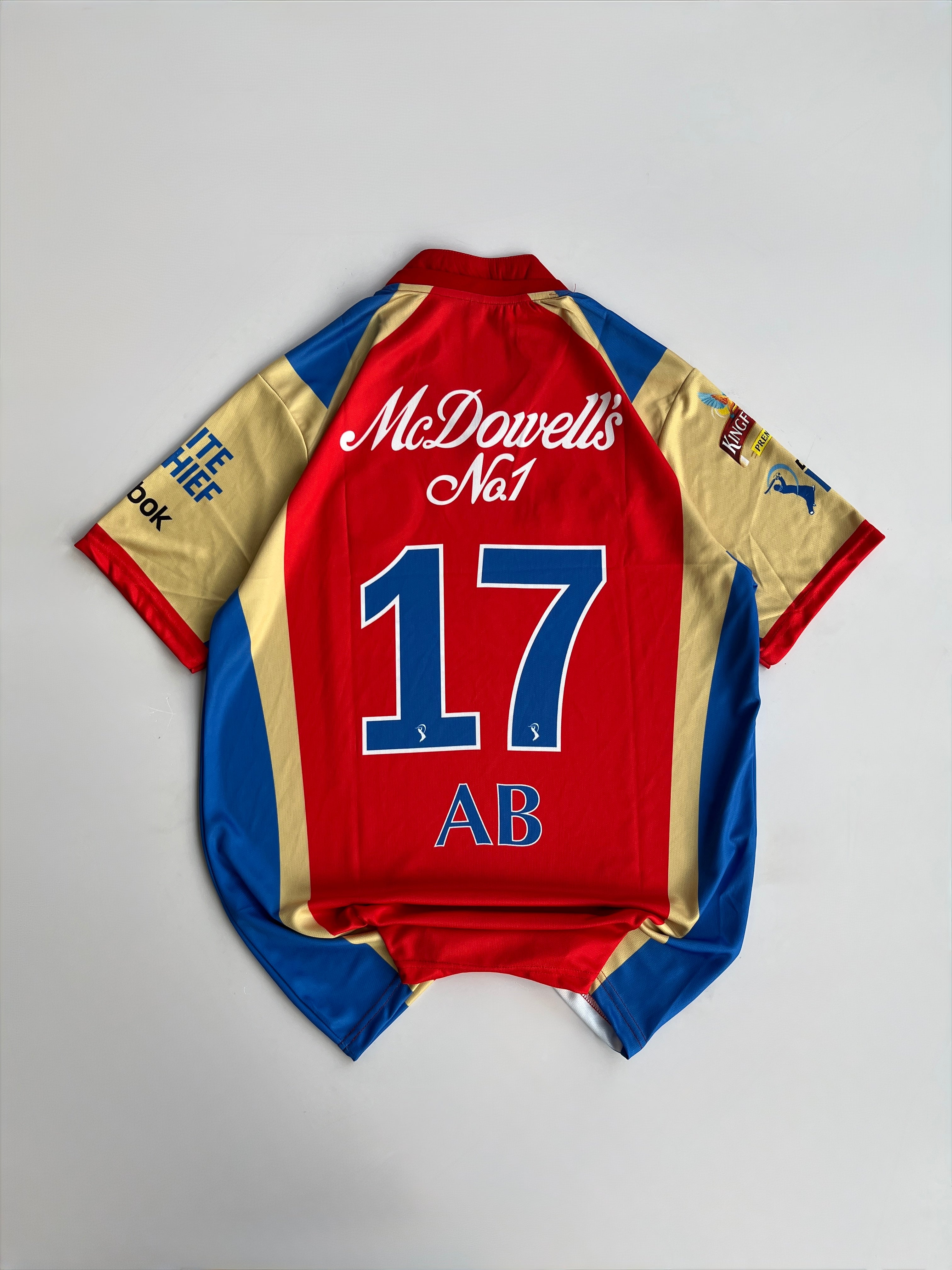 AB 17 ROYOL CHALLENGERS BANGLORE 2011 SEASON KIT EMBROIDERY