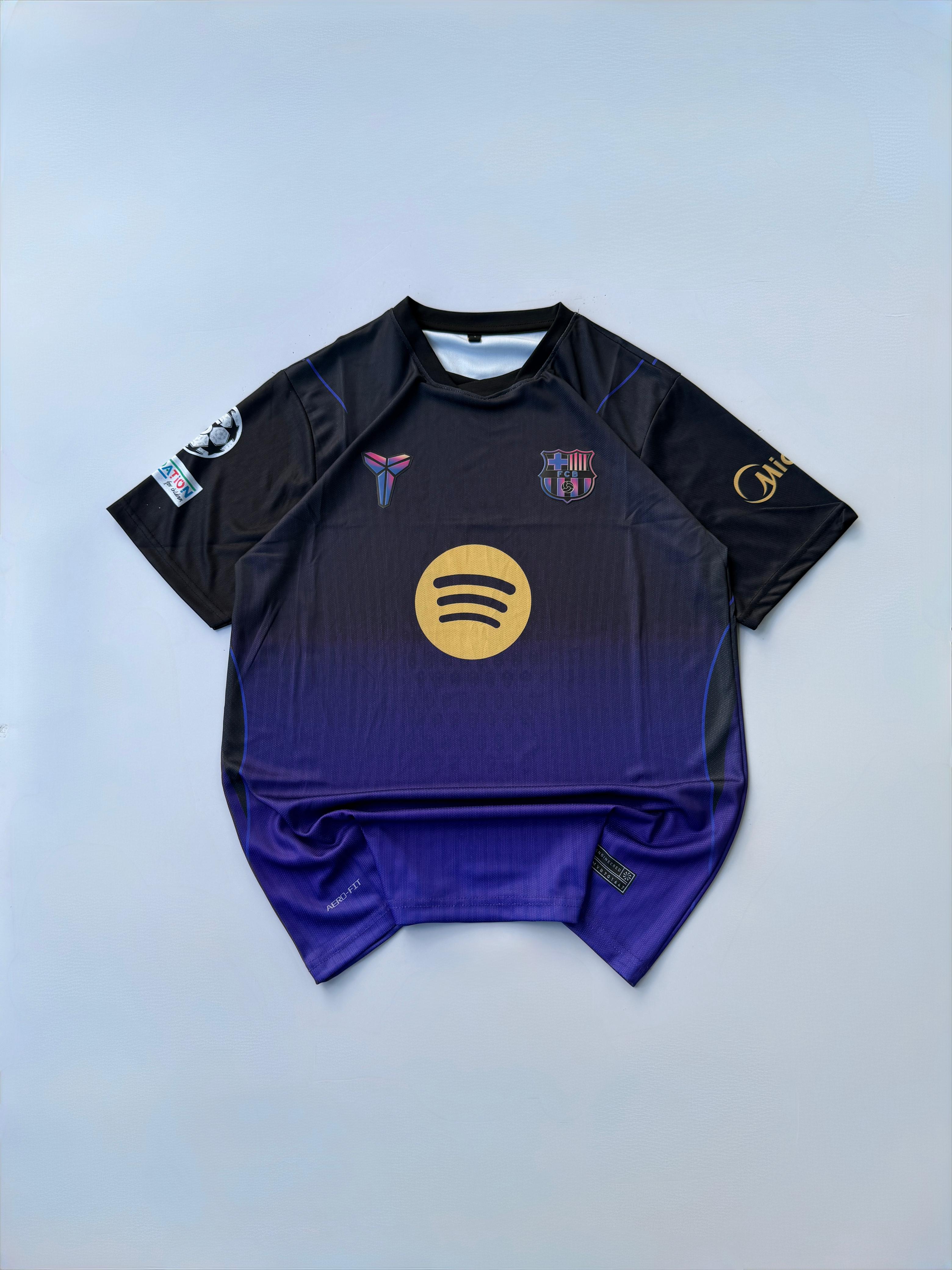 CUBARSI 5 BARCELONA 2026/27 AWAY KIT 3D SILICONE HEAT PRESS LOGO