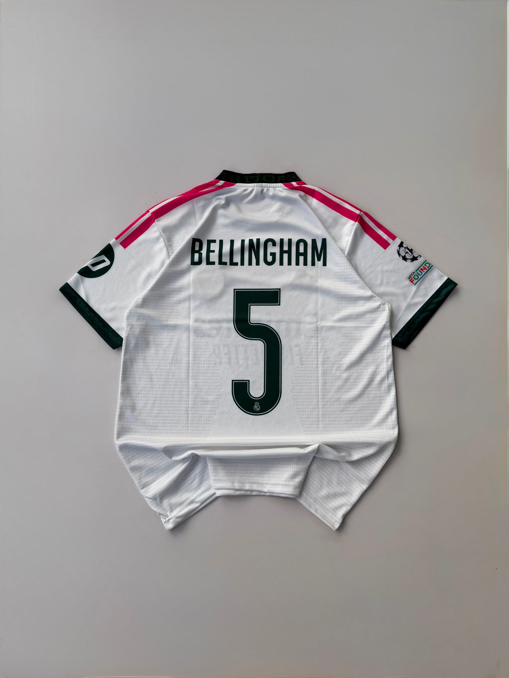 BELLINGHAM 5 REAL MADRID 2026/27 NEW SEASON HOME  KIT EMBROIDERY
