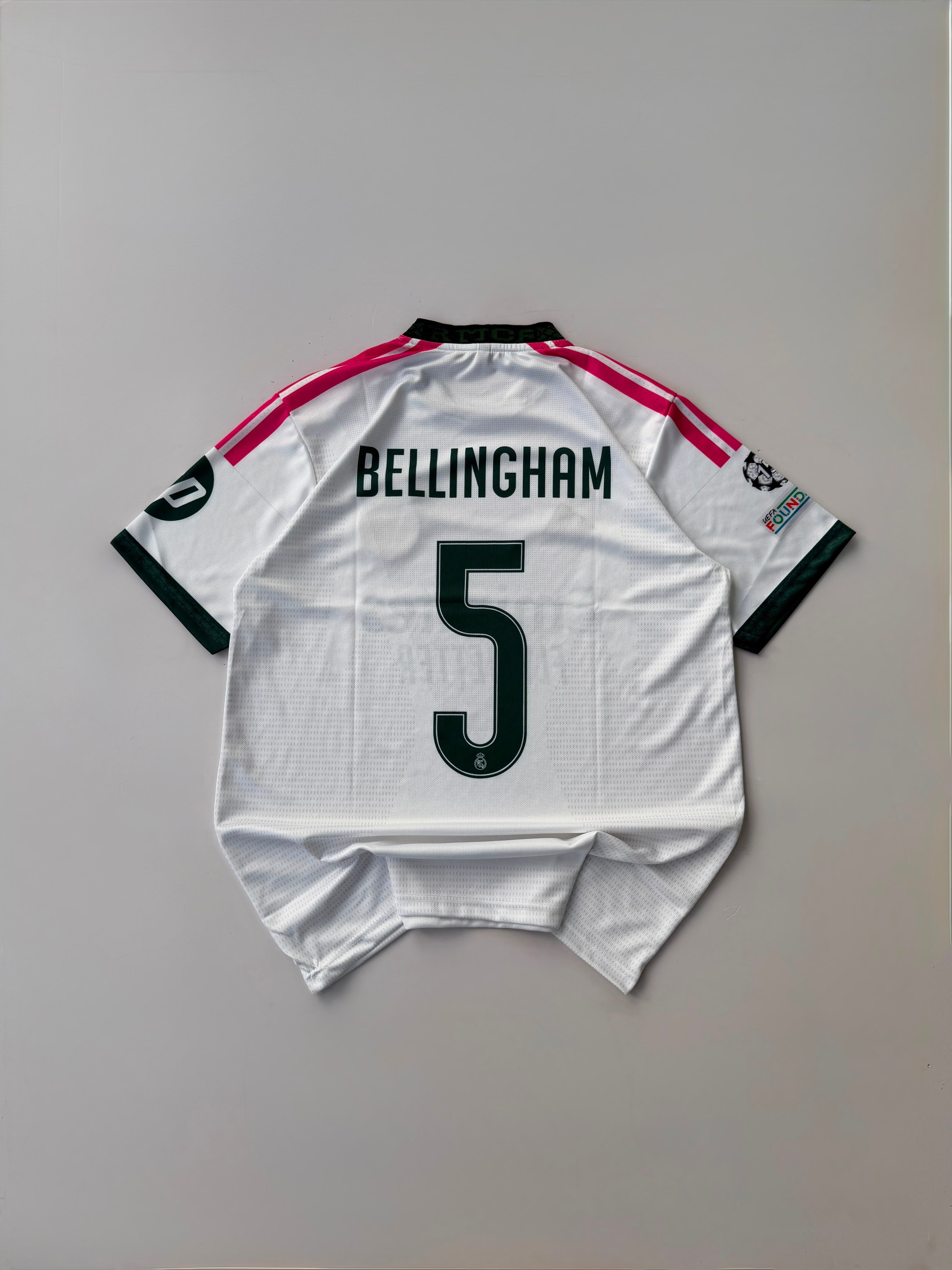 BELLINGHAM 5 REAL MADRID 2026/27 NEW SEASON HOME  KIT EMBROIDERY