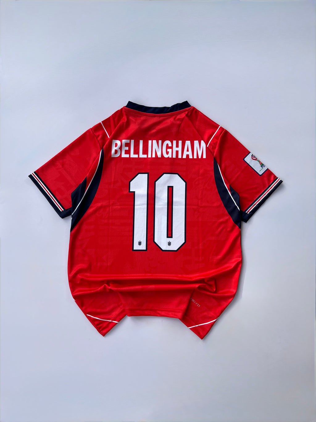 BELLINGHAM 10 ENGLAND WORLD CUP AWAY KIT 2026
EMBROIDERY