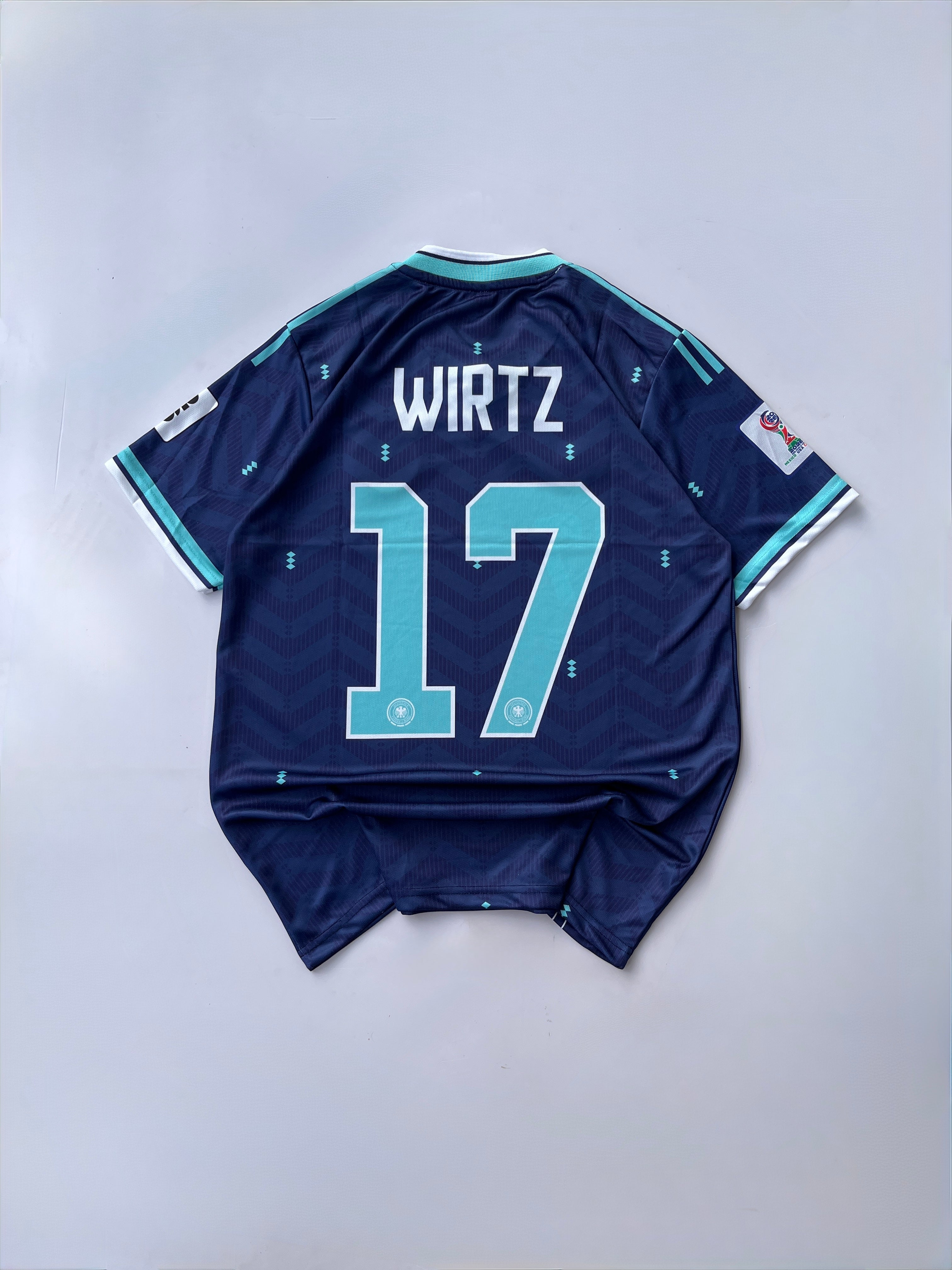 WIRTZ 17 GERMANY 2026 WORLD CUP AWAY KIT EMBROIDERY