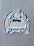 RONALDO 7 REAL MADRID 2011/12 HOME KIT FULL SLEEVE EMBROIDERY COLLER