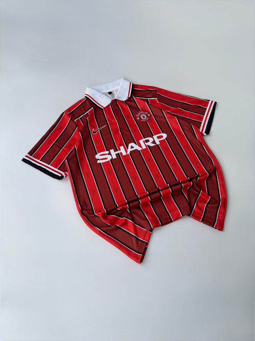 BECKHAM 7 MANCHESTER UNITED RETRO STYLE POLO KIT EMBROIDERY
