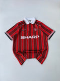 BECKHAM 7 MANCHESTER UNITED RETRO STYLE POLO KIT EMBROIDERY